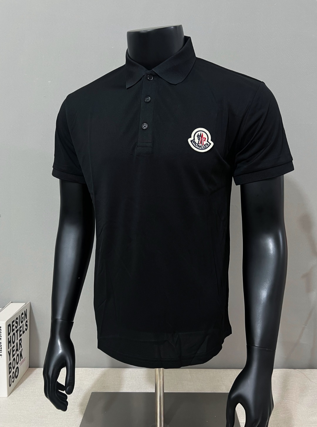 Moncler Male Shirt Black Xs-s-m-l-xl