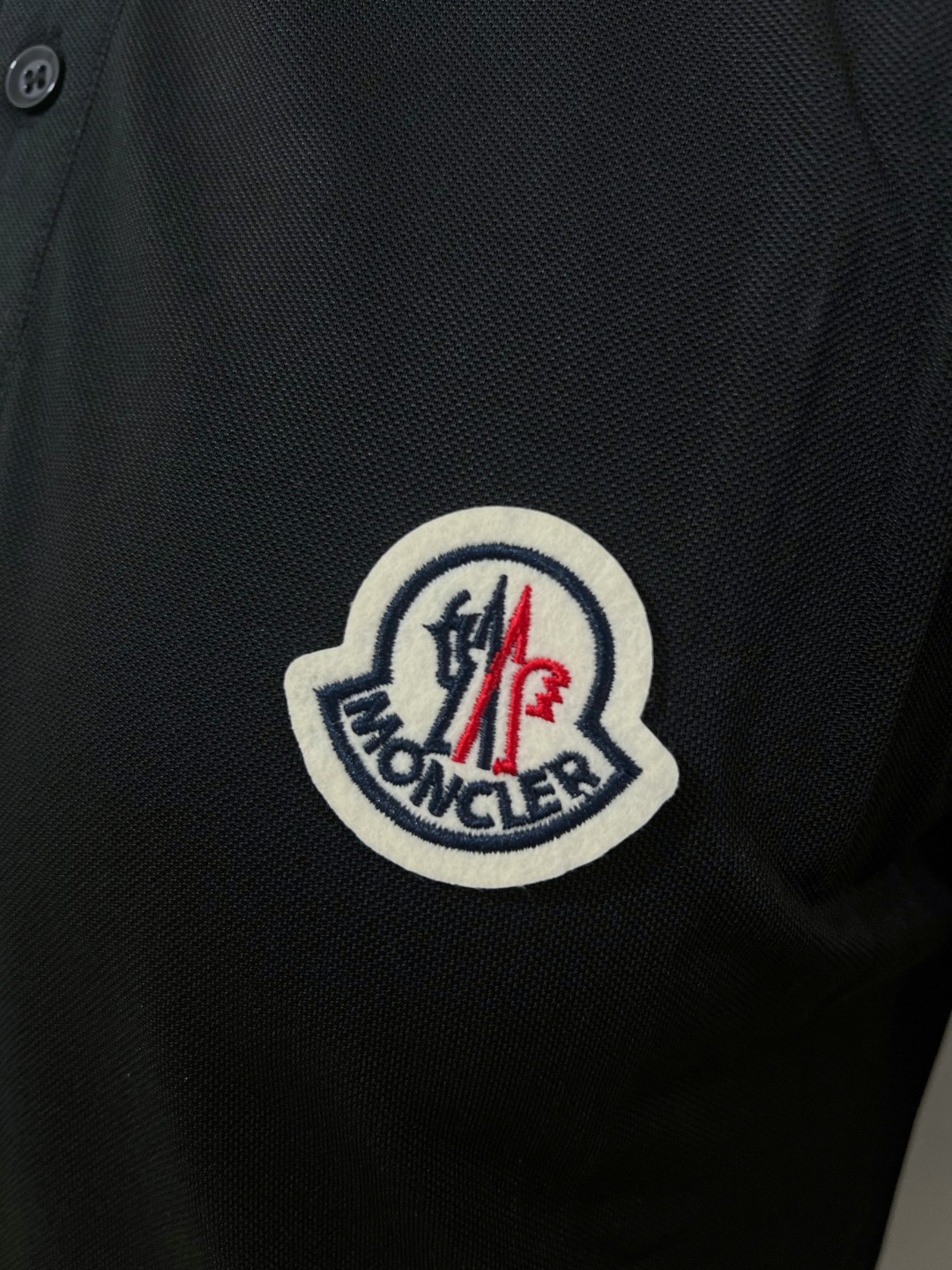 Moncler Male Shirt Black Xs-s-m-l-xl