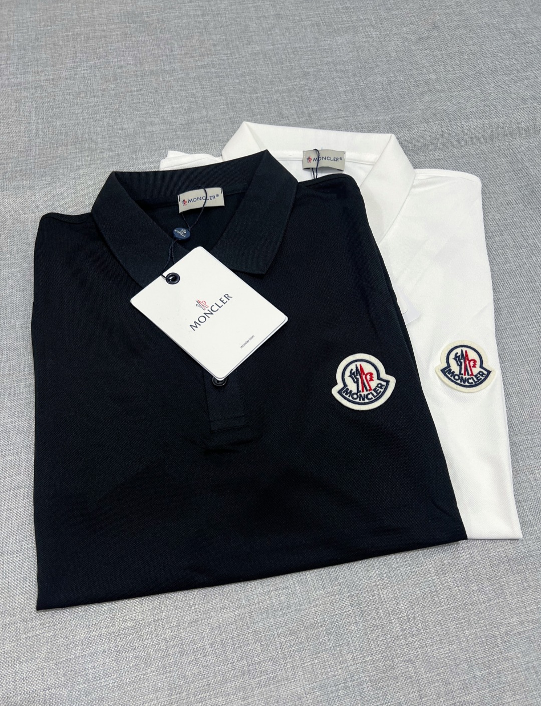 Moncler Male Shirt Black Xs-s-m-l-xl
