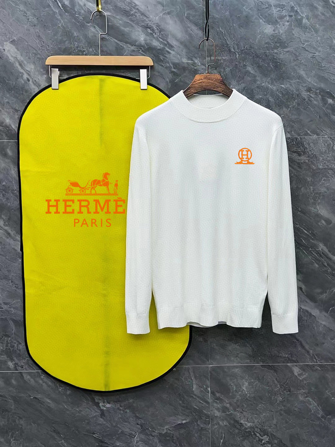 Hermès Basic Clothing Wool M-xl