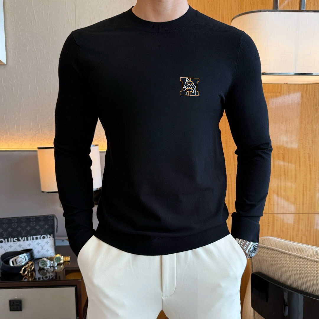 Hermès Basic Clothing Wool M-l-xl