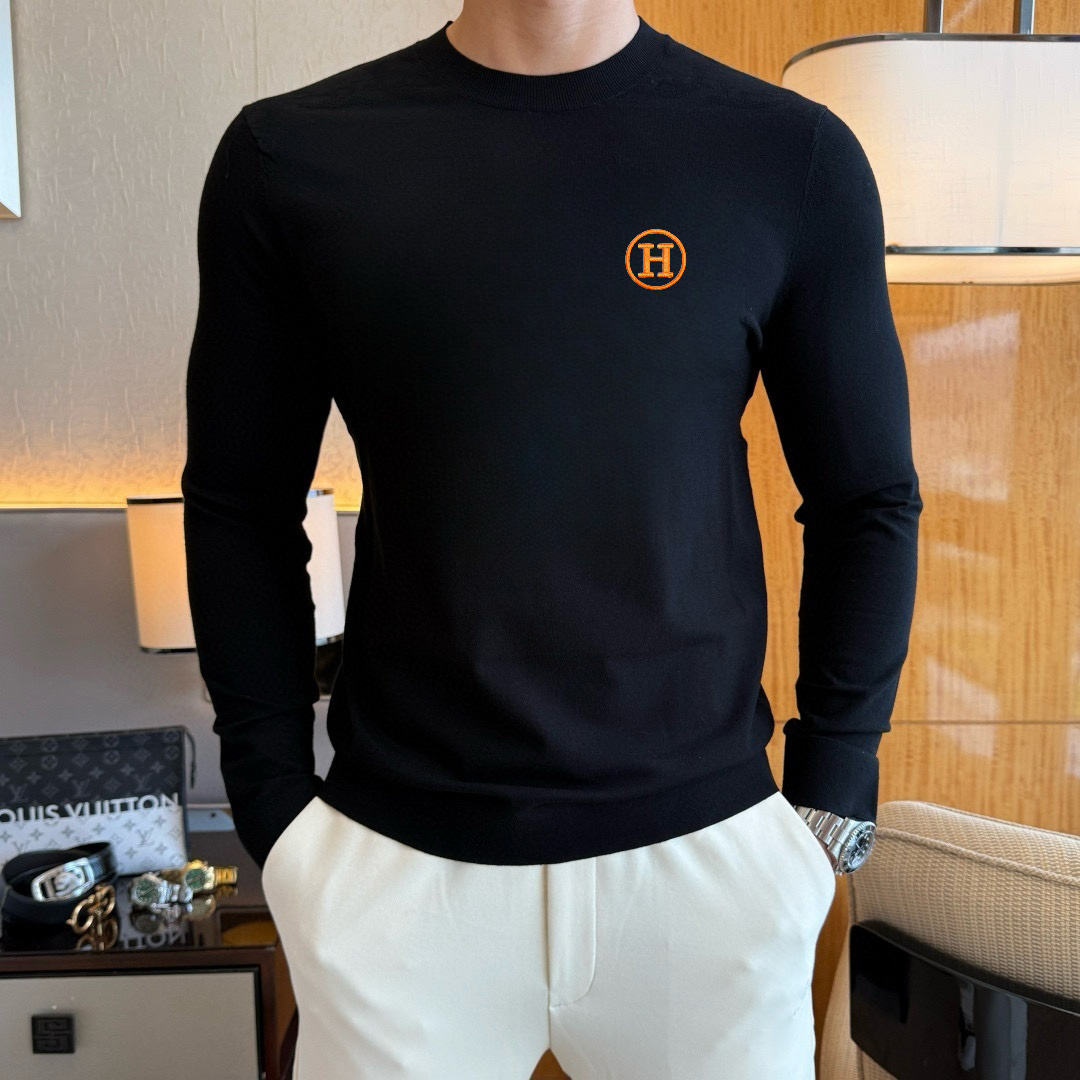 Hermès Basic Clothing Wool M-l-xl