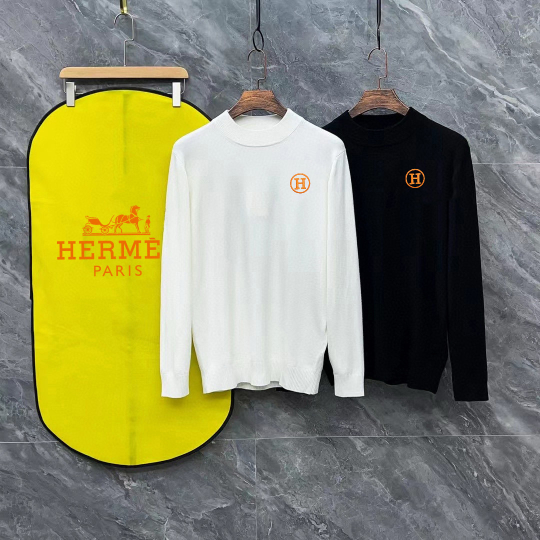 Hermès Basic Clothing Wool M-xl