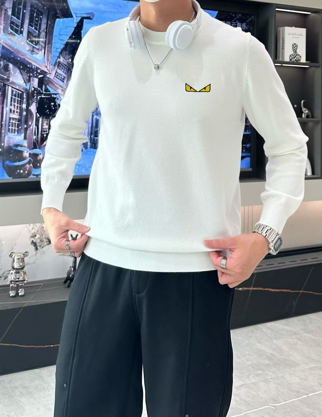 Fendi Basic Clothing Wool M-l-xl