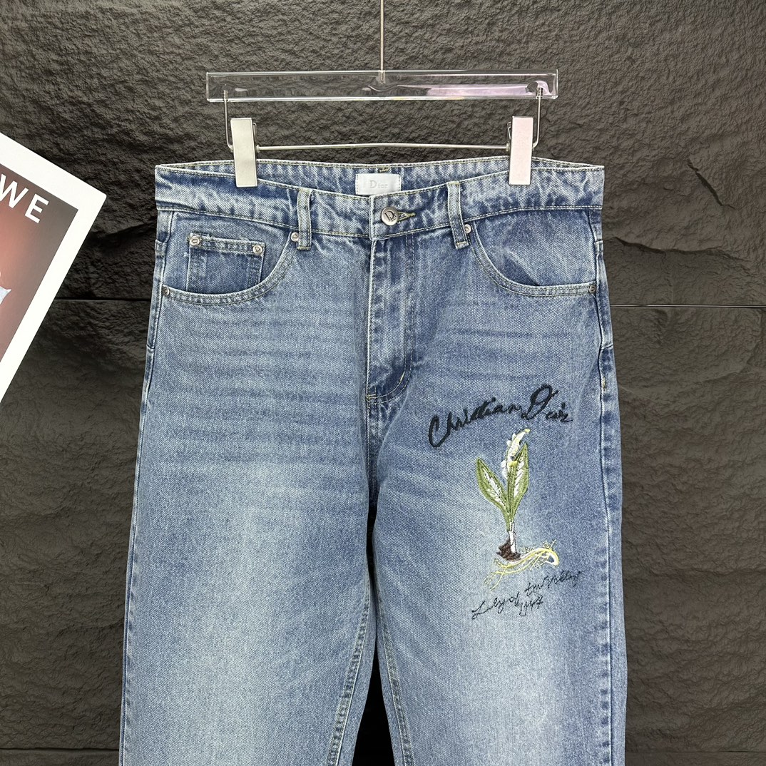 Dior Couple Jeans Blue Couple Style