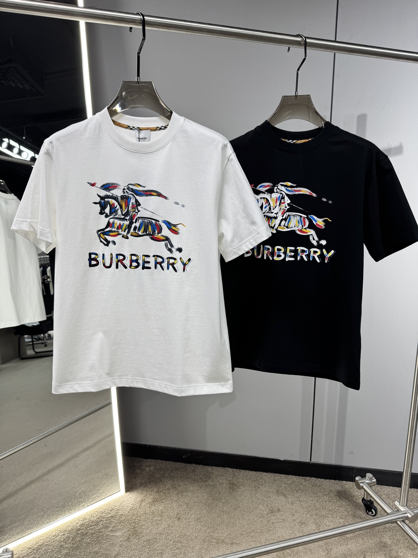 Burberry Basic Clothing Cotton Black S-l-xxl