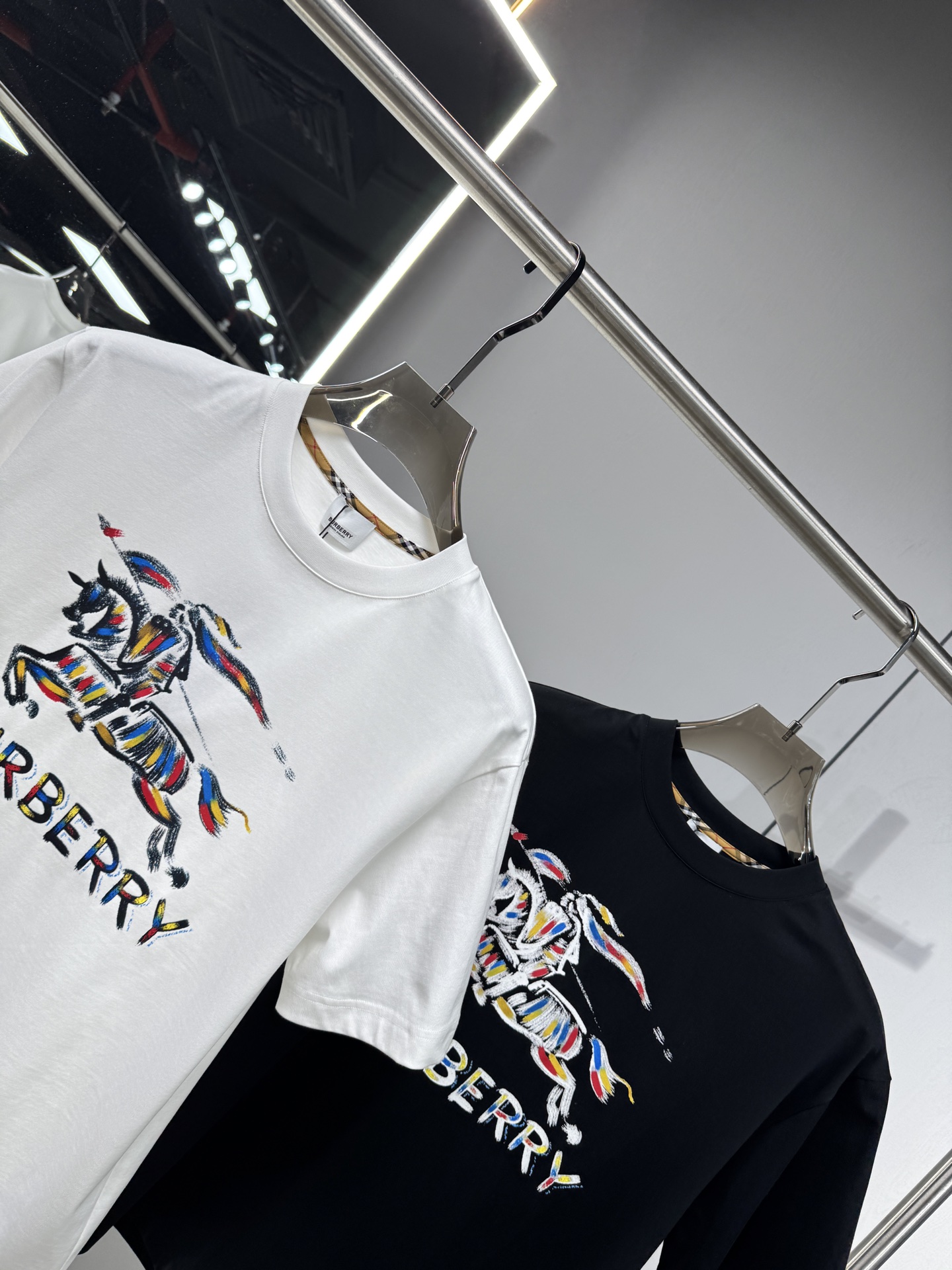 Burberry Basic Clothing Cotton Black S-l-xxl