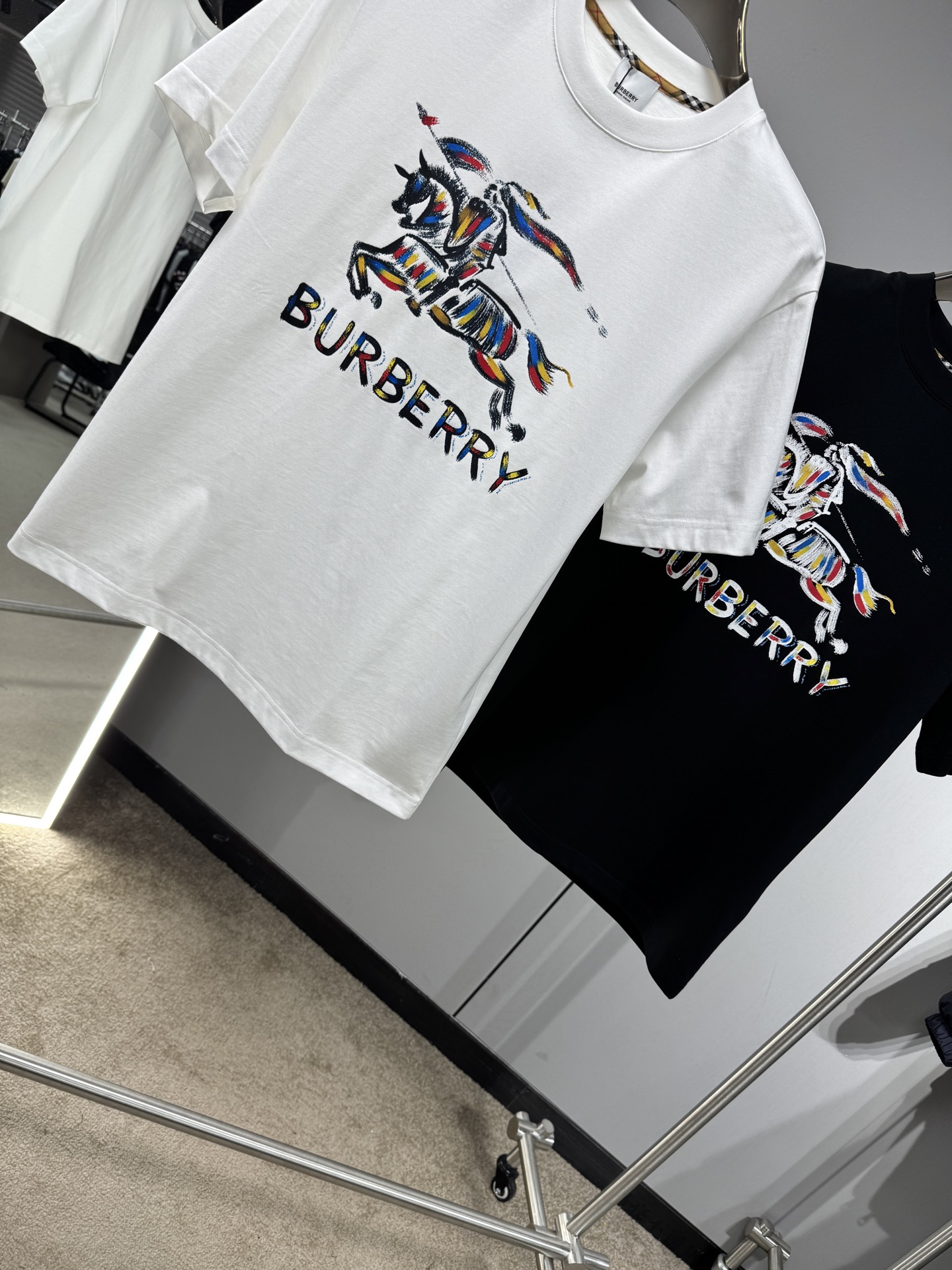 Burberry Basic Clothing Cotton Black S-l-xxl