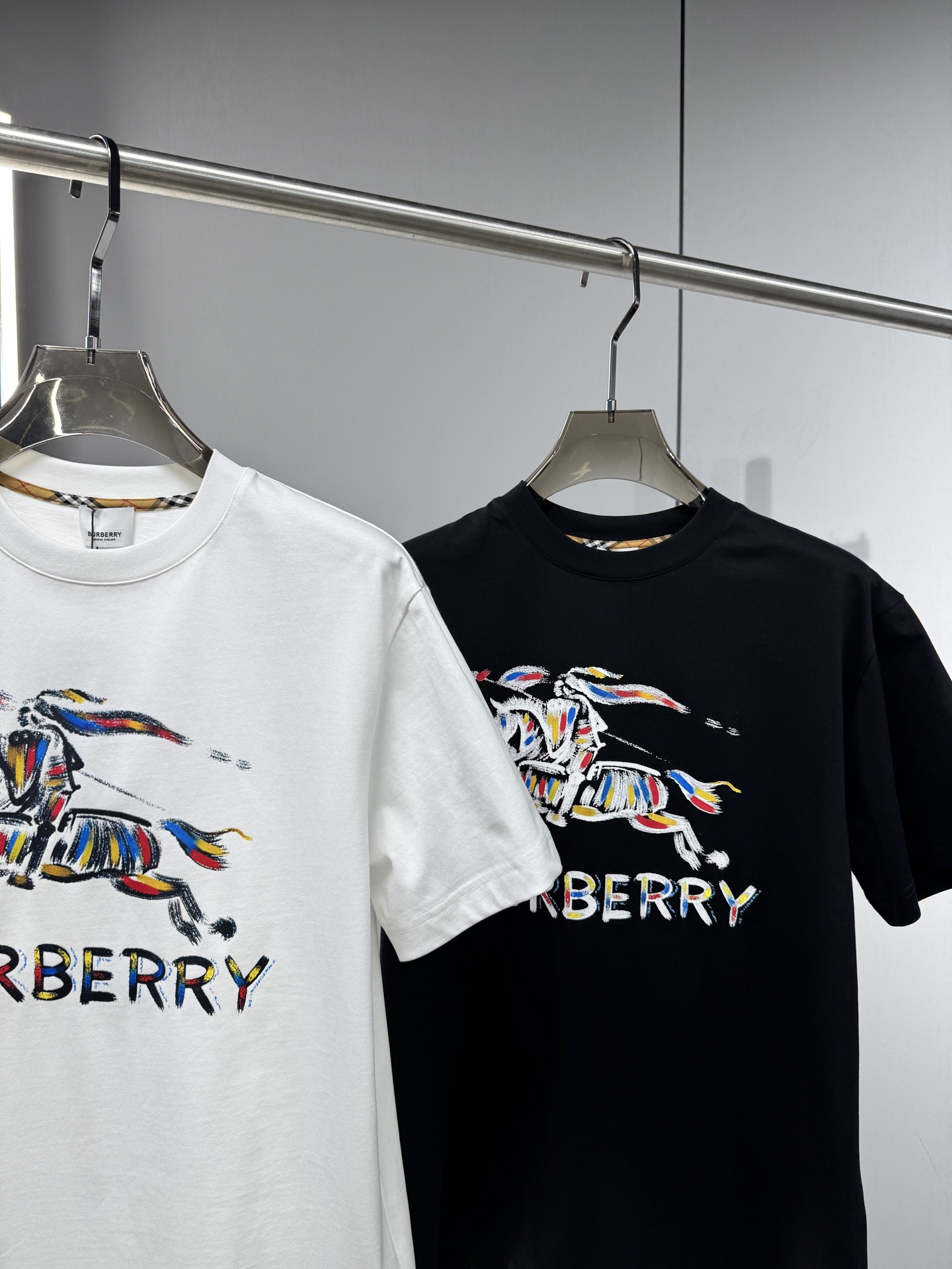 Burberry Basic Clothing Cotton Black S-l-xxl