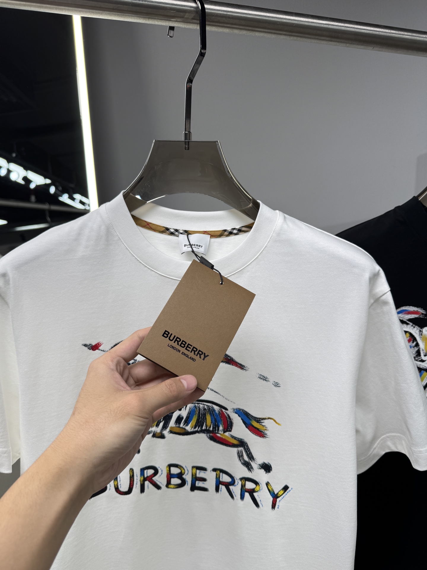 Burberry Basic Clothing Cotton Black S-l-xxl