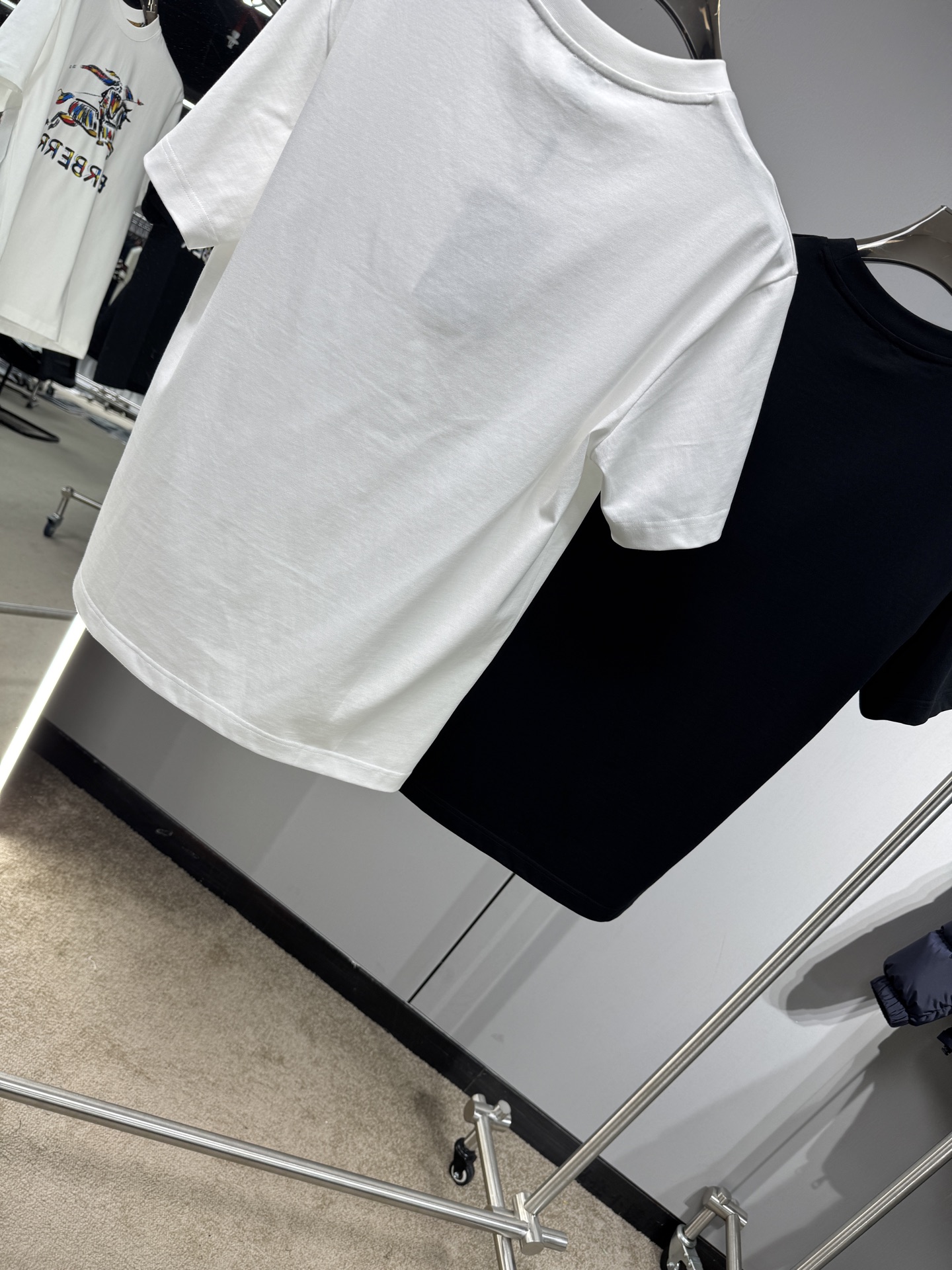 Burberry Basic Clothing Cotton Black S-l-xxl