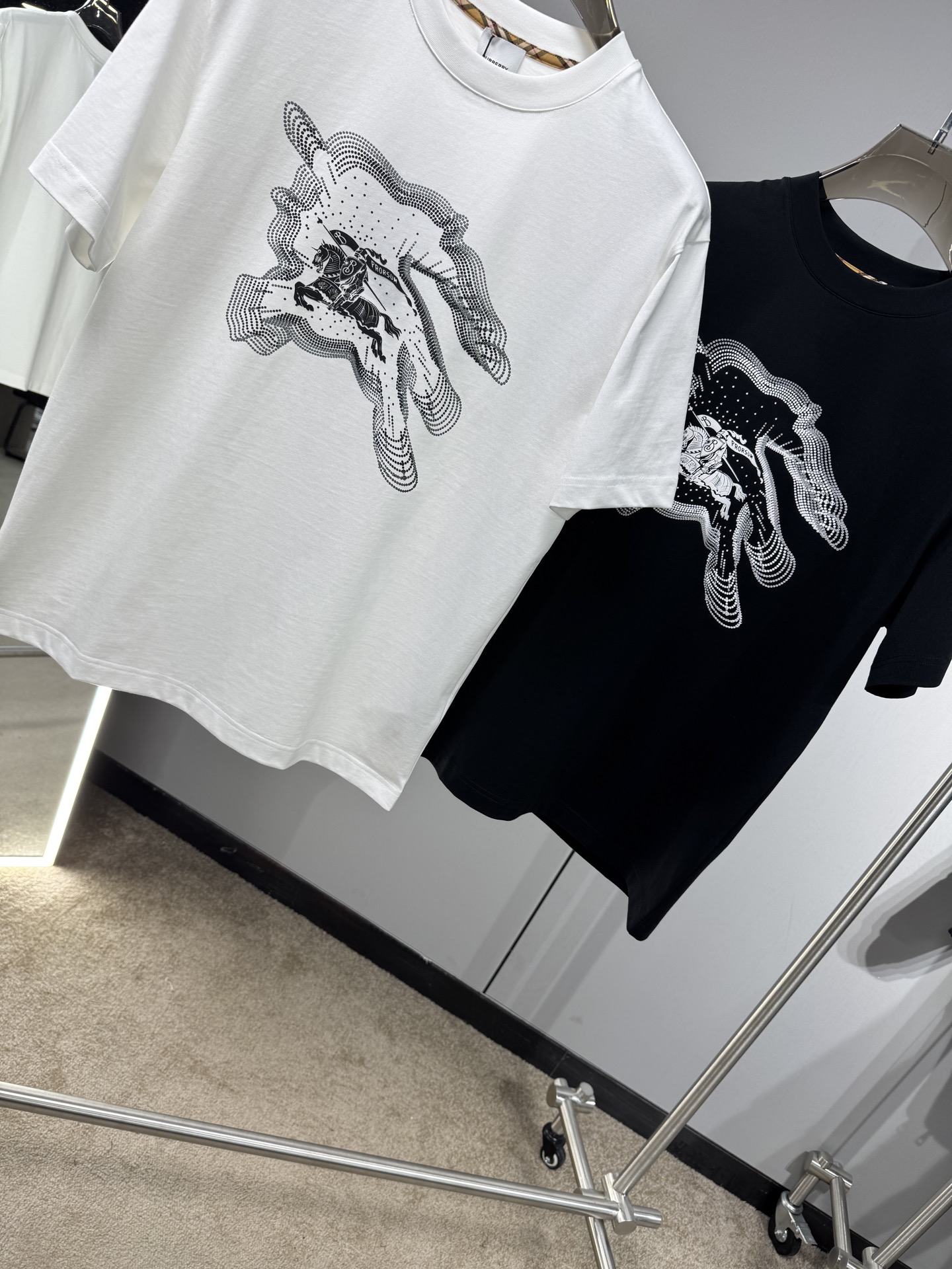 Burberry Basic Clothing Cotton Black S-l-xxl