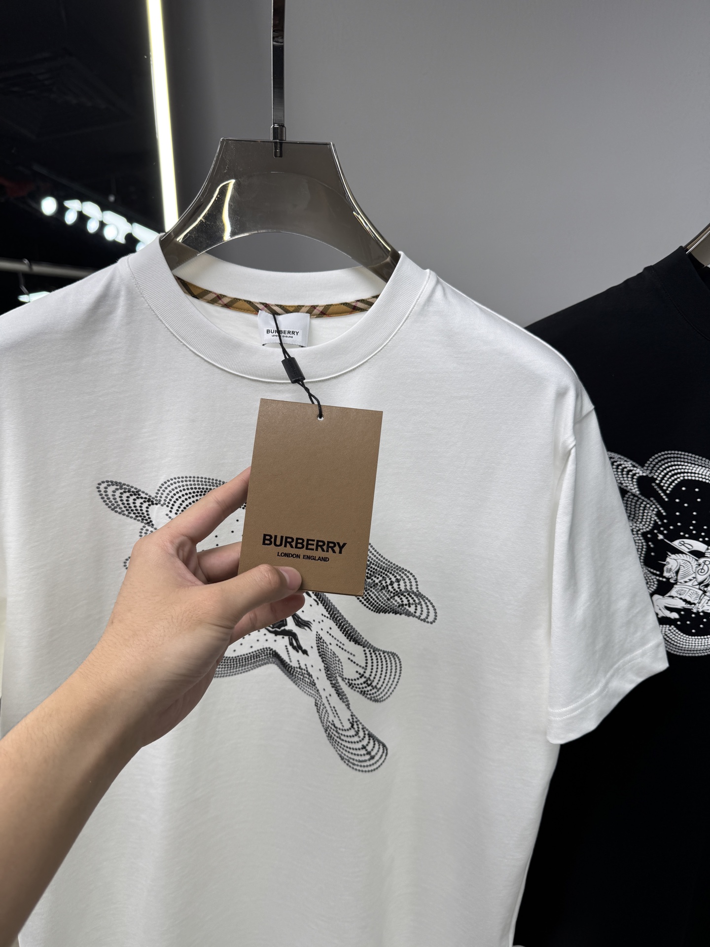 Burberry Basic Clothing Cotton Black S-l-xxl