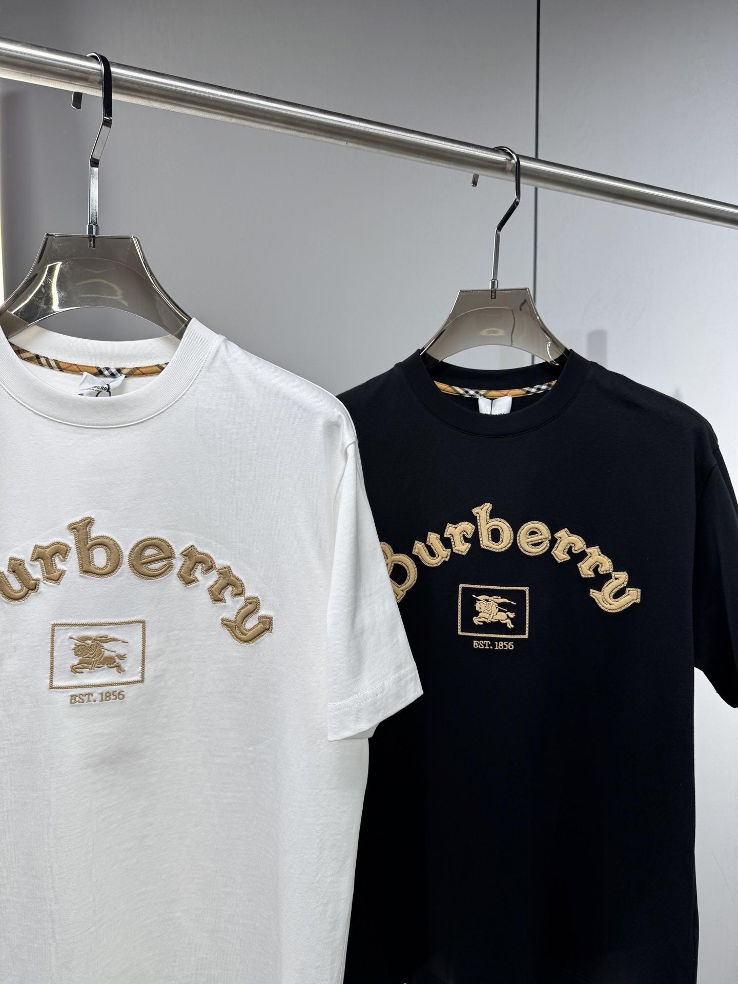 Burberry Basic Clothing Cotton Black S-l-xxl