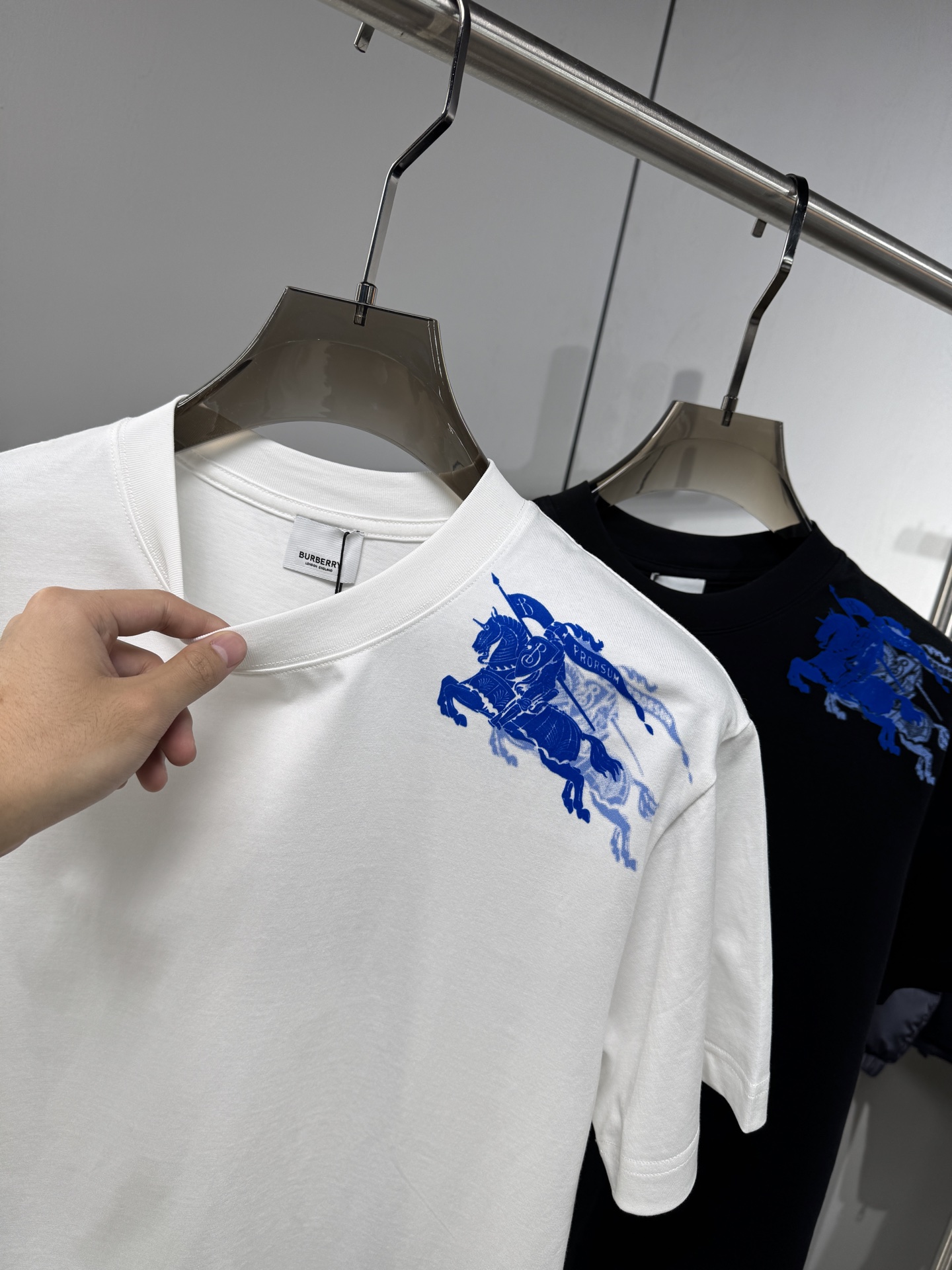 Burberry Basic Clothing Cotton Black S-l-xxl