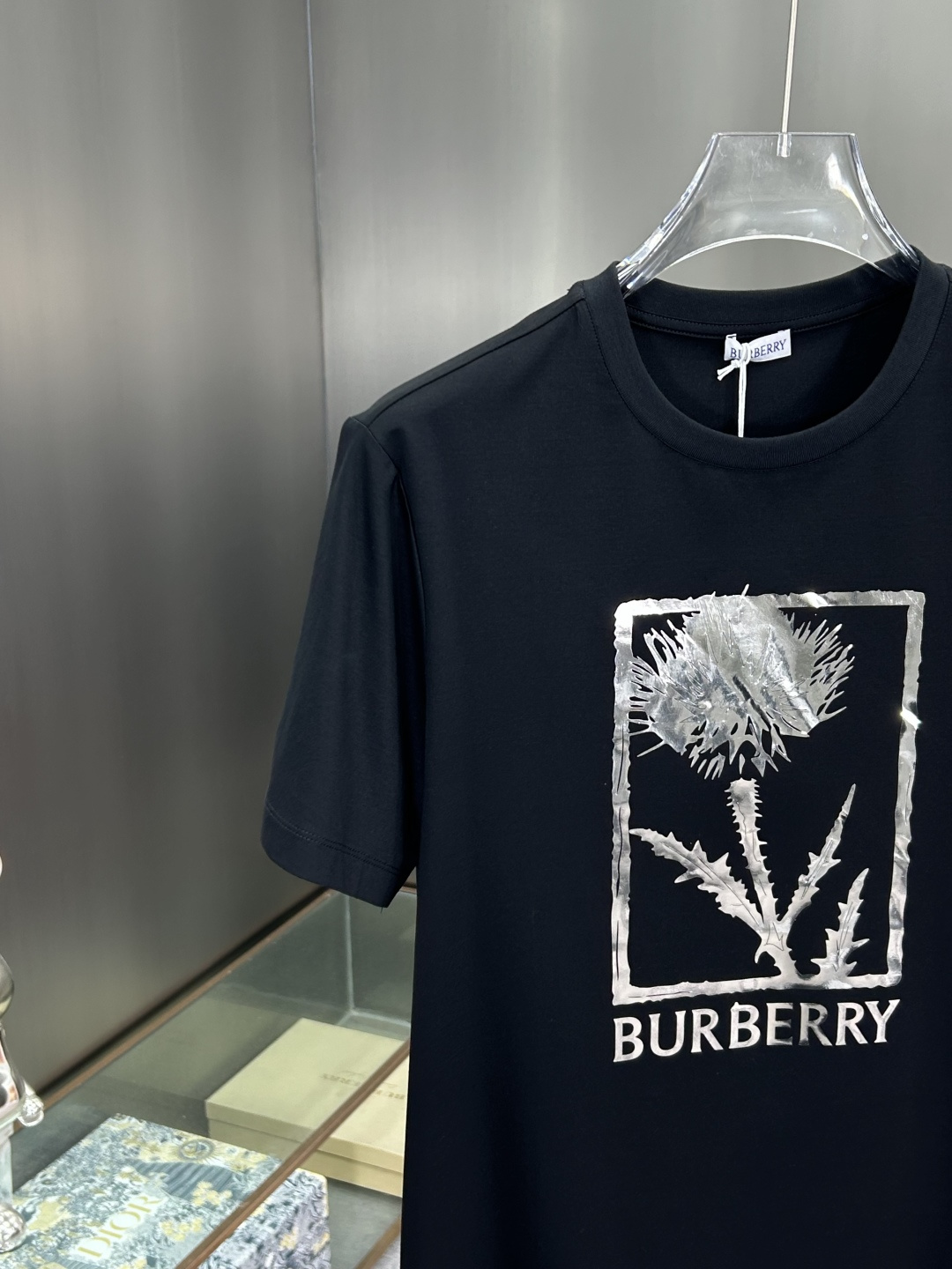 Burberry Basic Clothing Cotton Black Printed S-l-xl