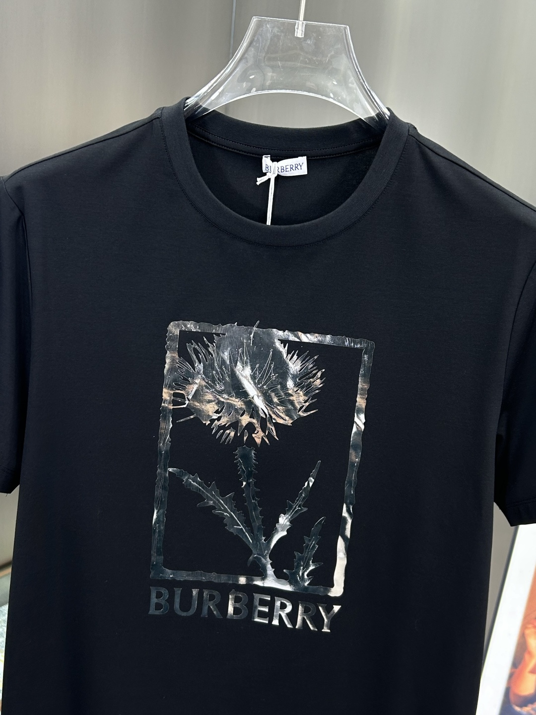 Burberry Basic Clothing Cotton Black Printed S-l-xl