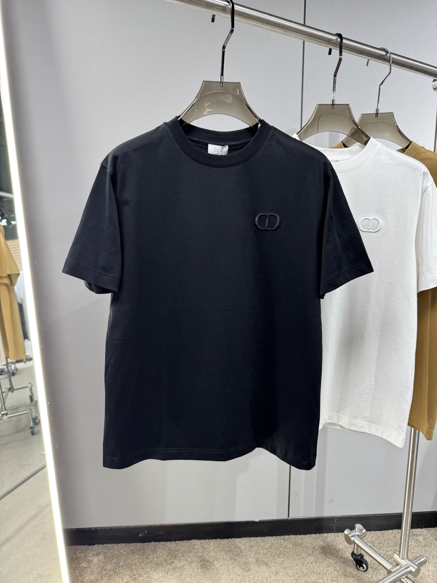 Dior Basic Clothing Cotton Black S-l-xxl