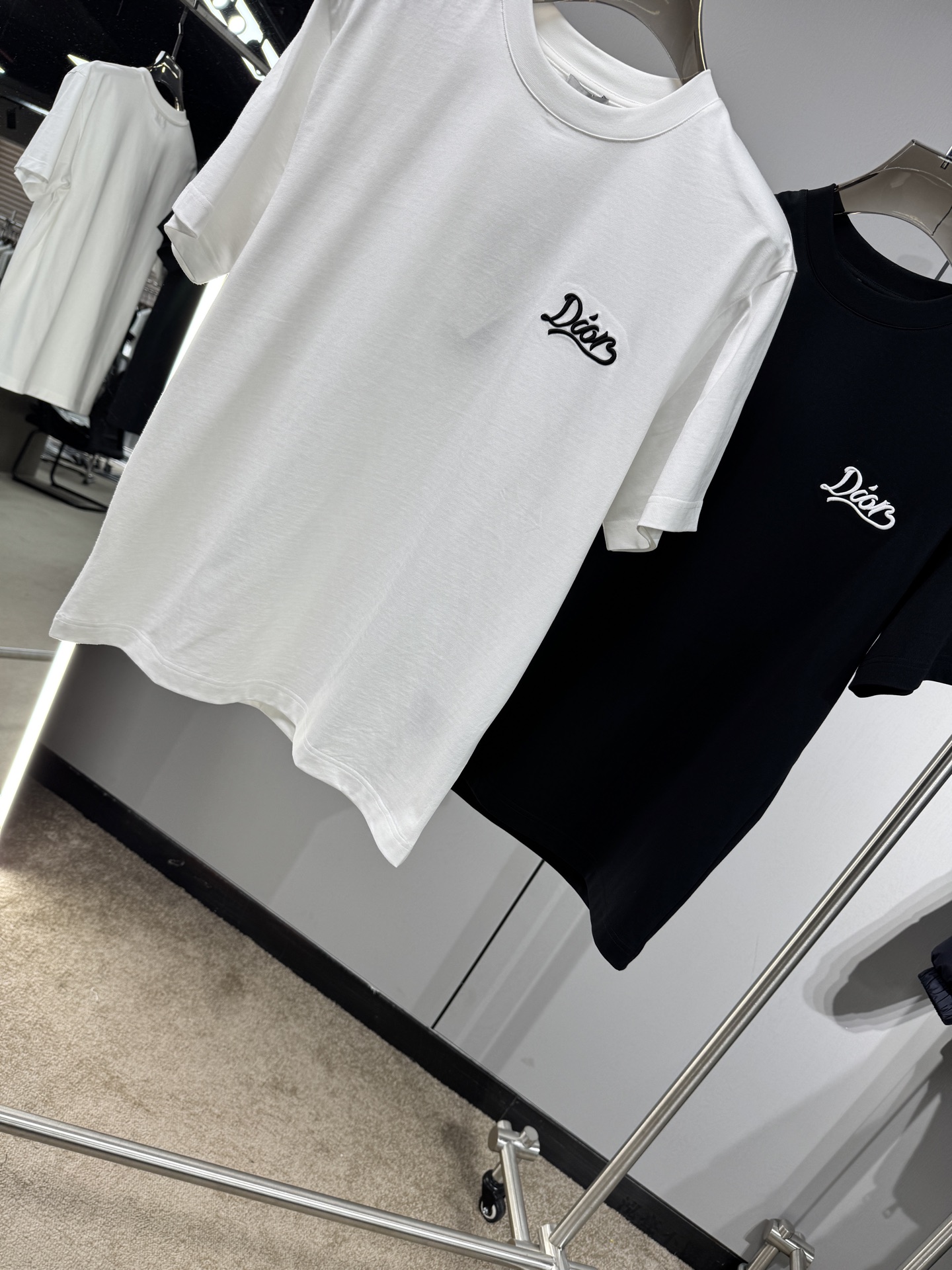 Dior Basic Clothing Cotton Black S-l-xxl