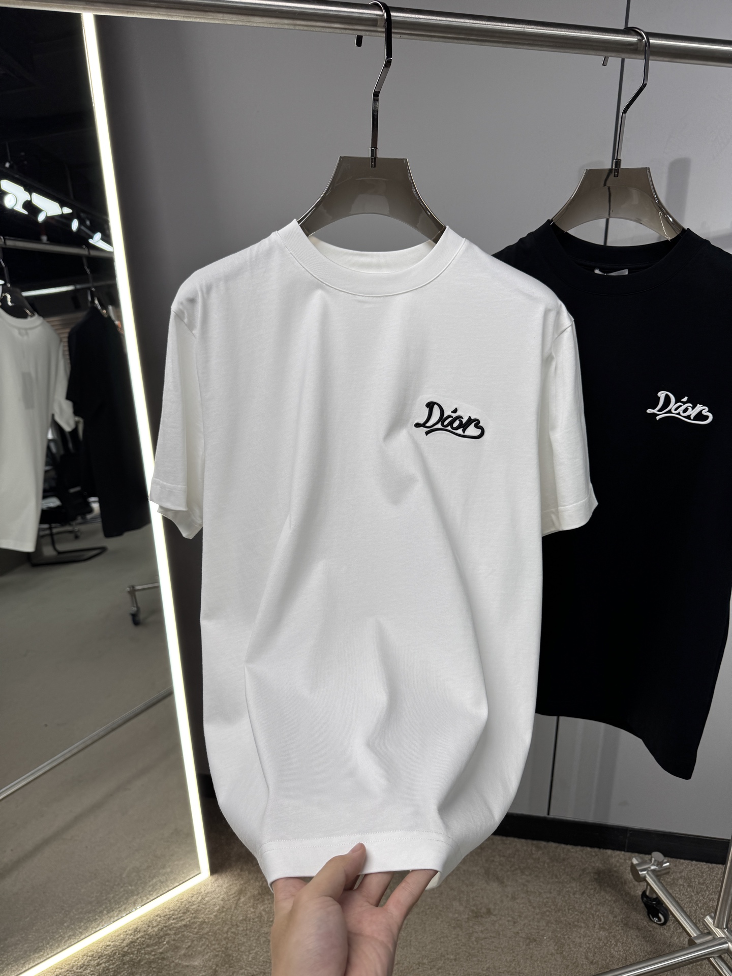 Dior Basic Clothing Cotton Black S-l-xxl
