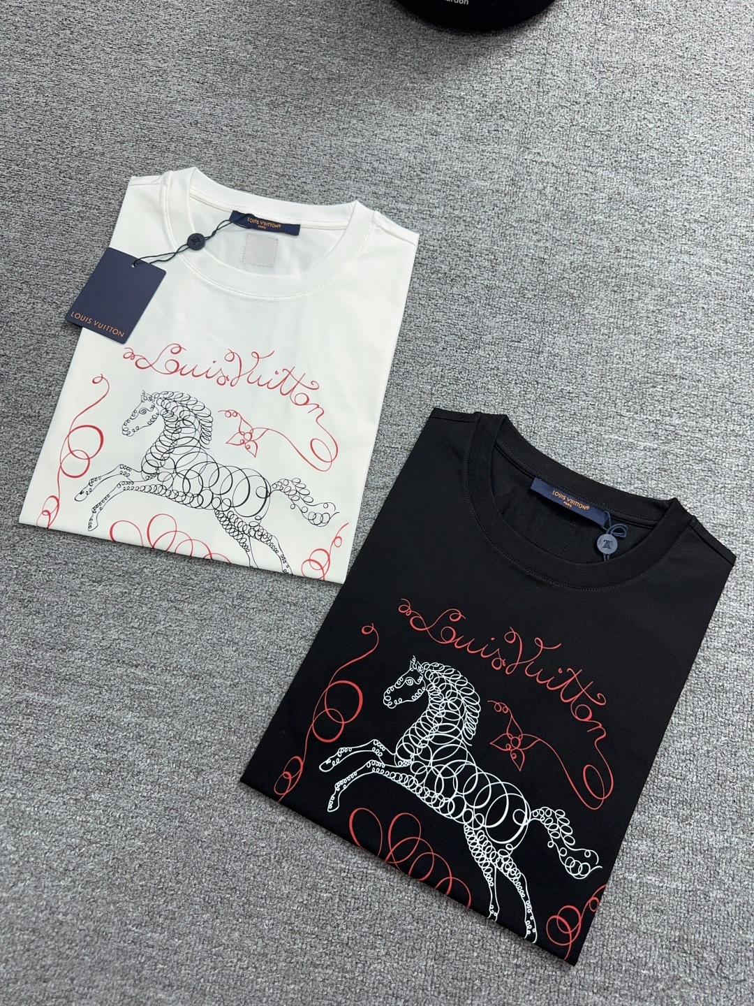 Louis Vuitton Basic Clothing Cotton Black Printed S-l-xl-xxxl