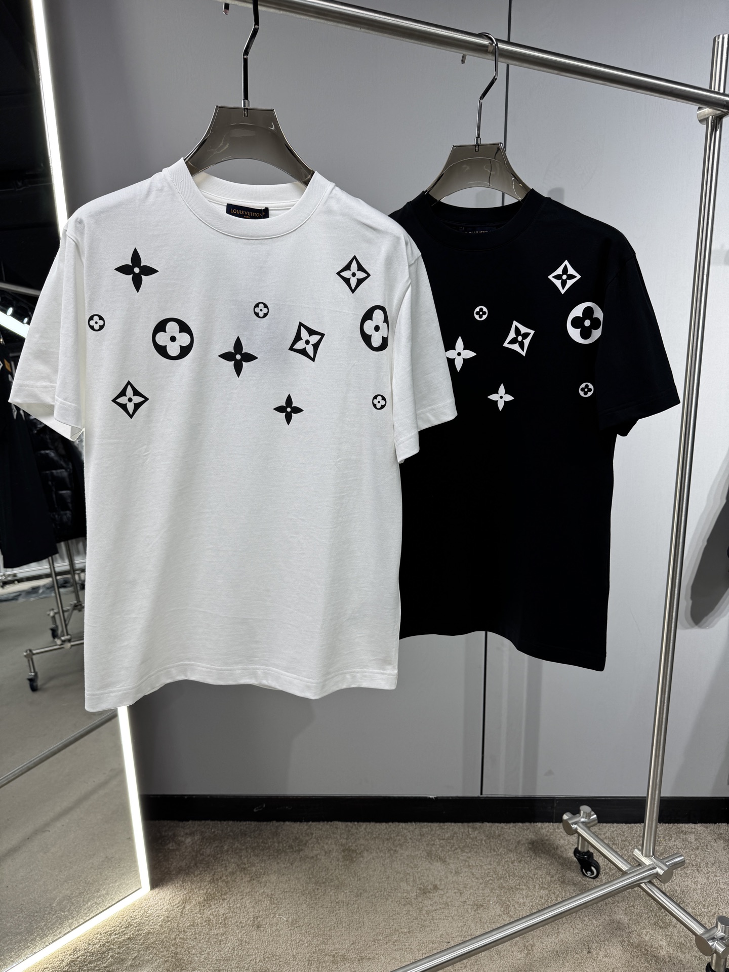 Louis Vuitton Basic Clothing Cotton Black S-l-xxl