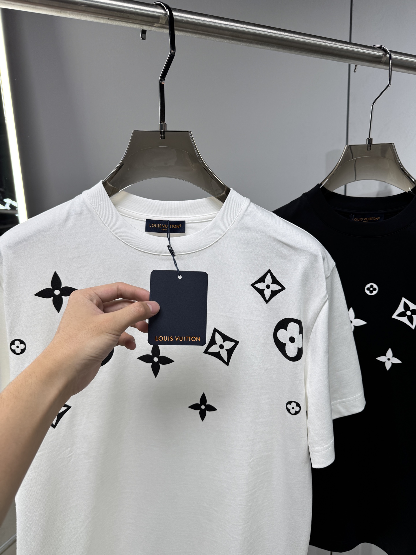 Louis Vuitton Basic Clothing Cotton Black S-l-xxl