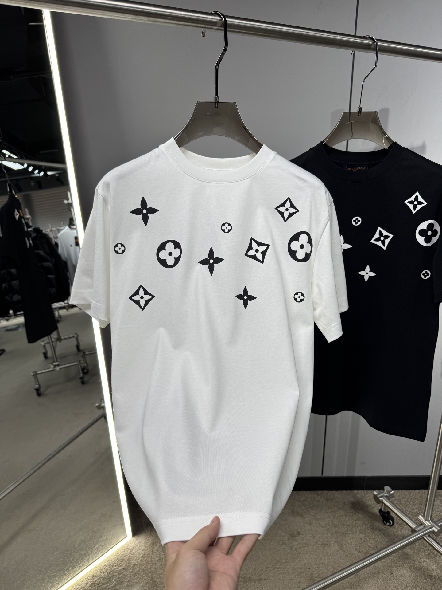 Louis Vuitton Basic Clothing Cotton Black S-l-xxl