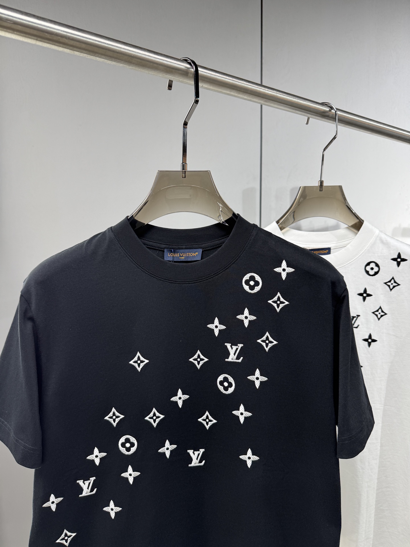 Louis Vuitton Basic Clothing Cotton Black S-l-xxl