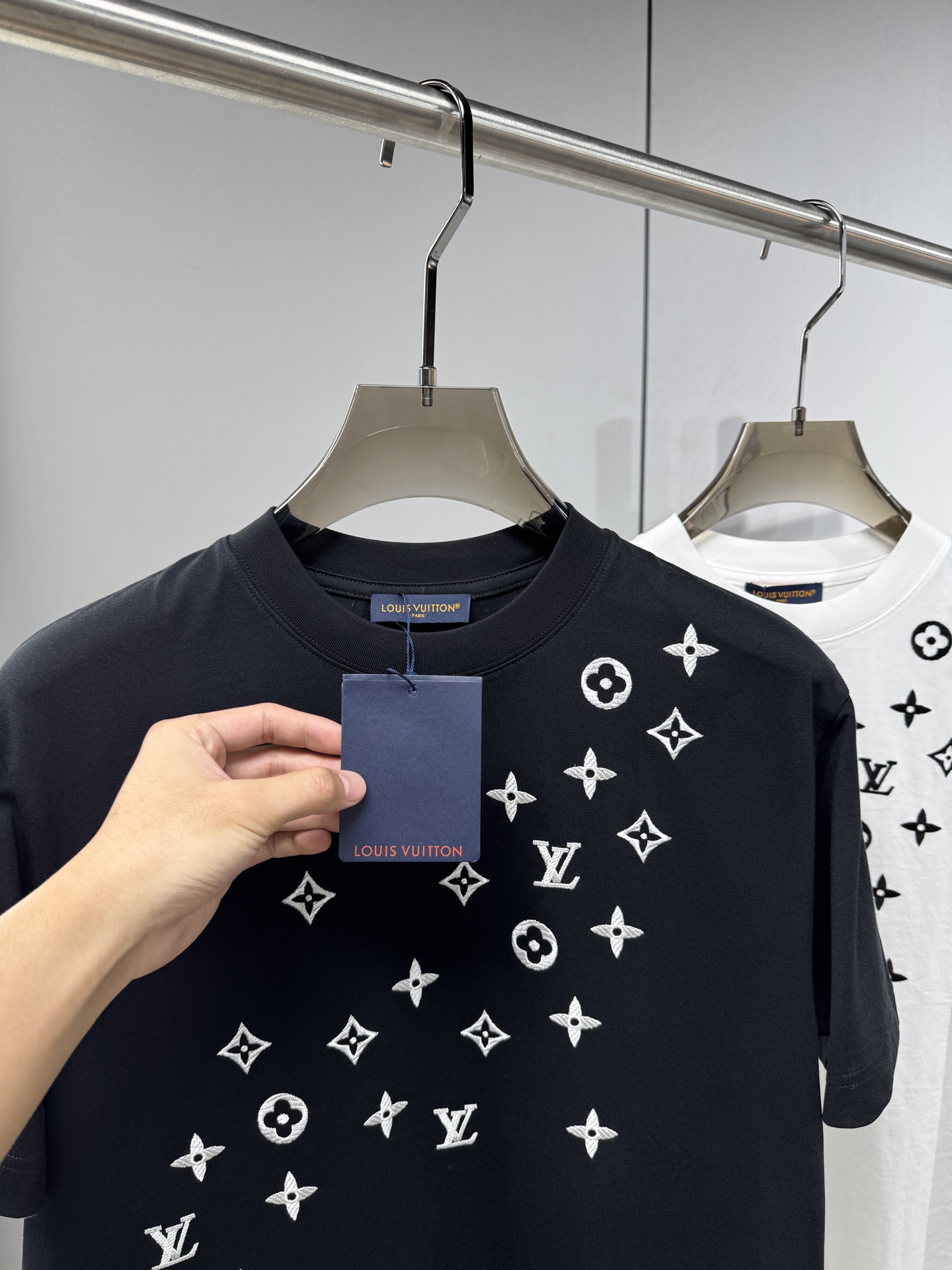 Louis Vuitton Basic Clothing Cotton Black S-l-xxl