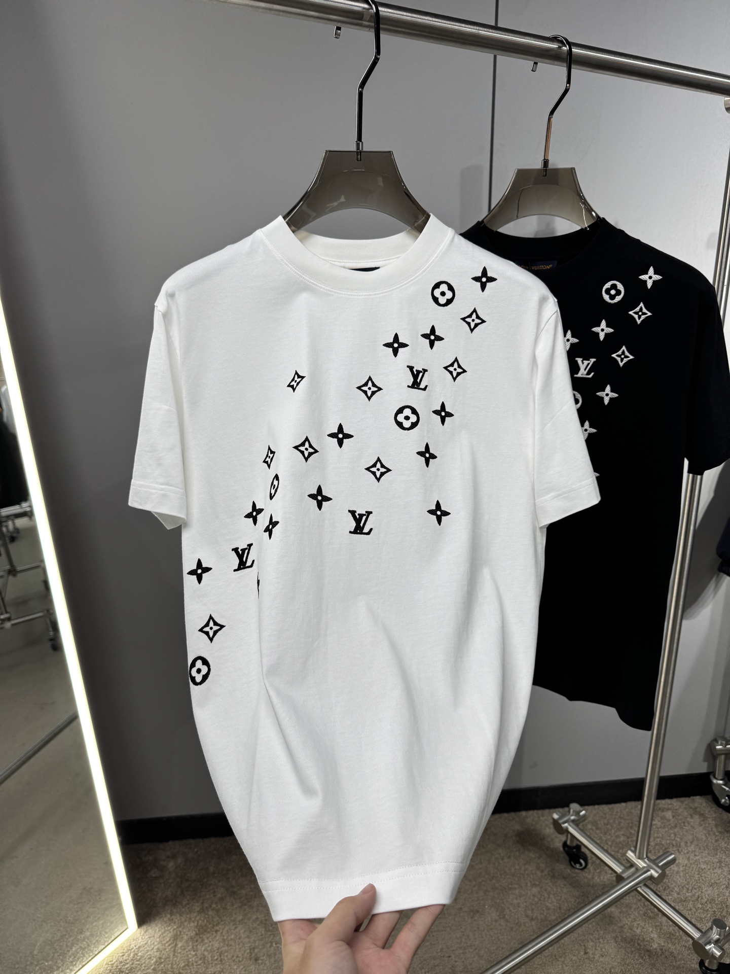 Louis Vuitton Basic Clothing Cotton Black S-l-xxl