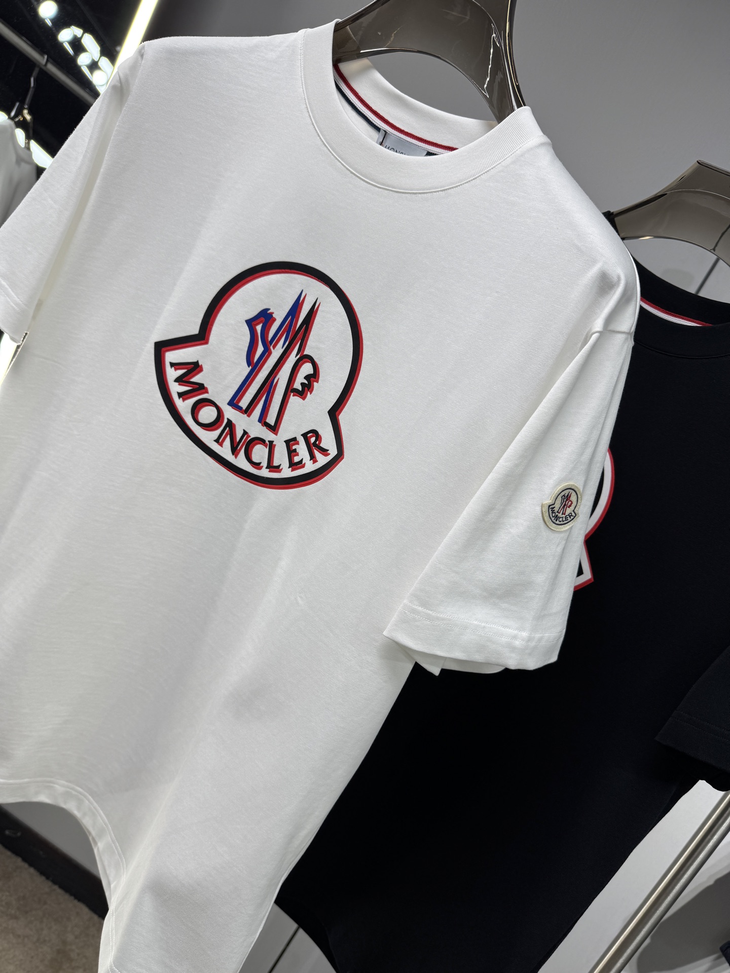 Moncler Basic Clothing Cotton Black S-m-l-xxl