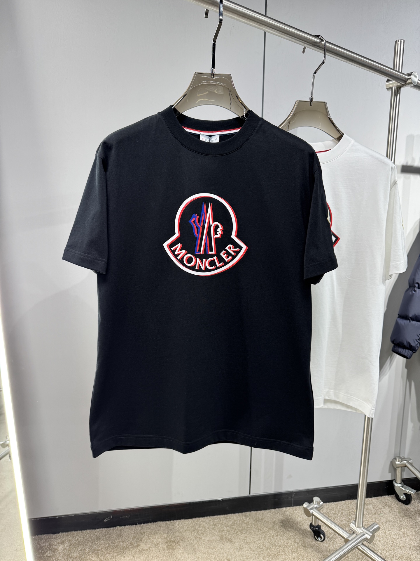 Moncler Basic Clothing Cotton Black S-m-l-xxl