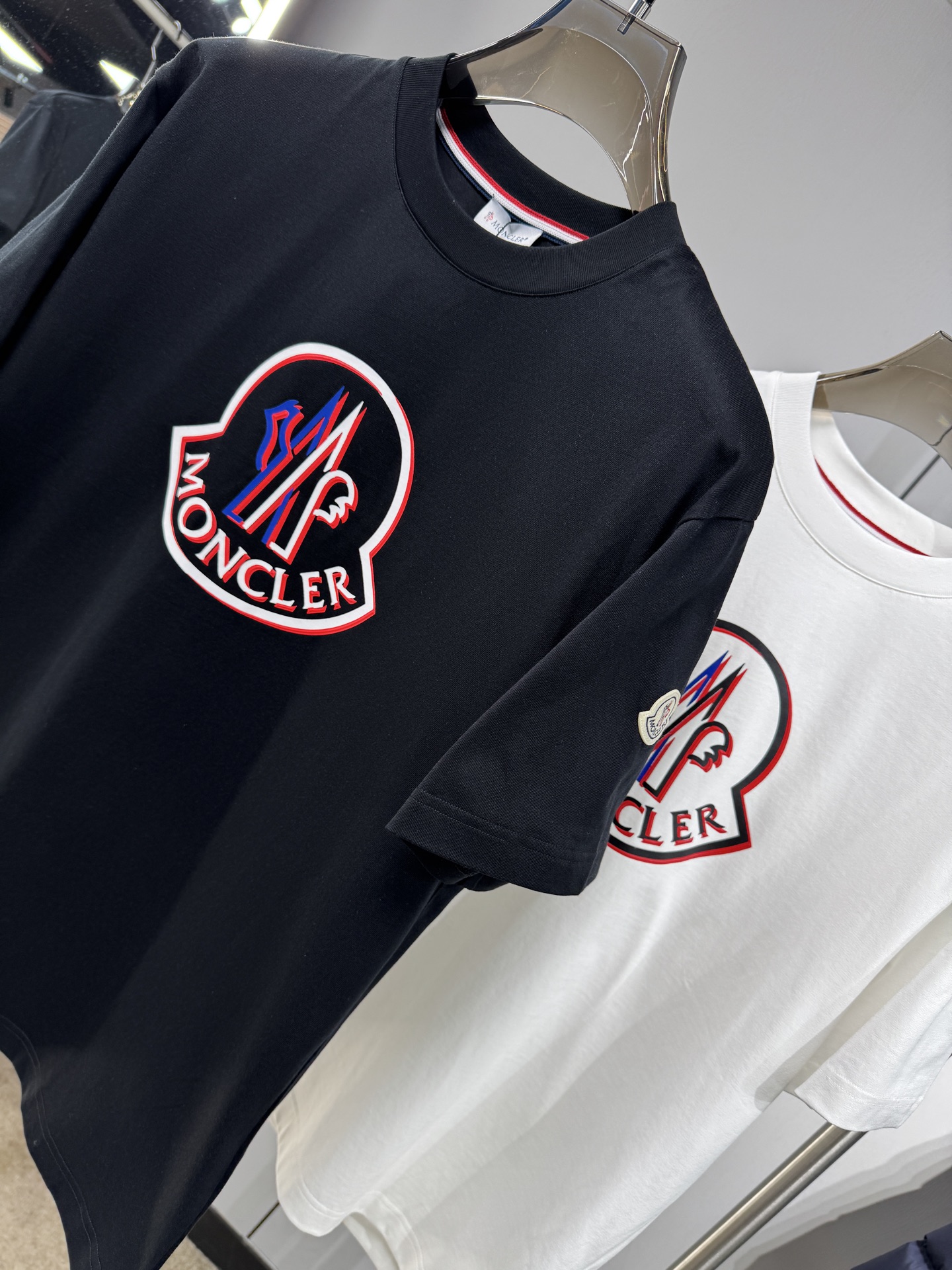 Moncler Basic Clothing Cotton Black S-m-l-xxl