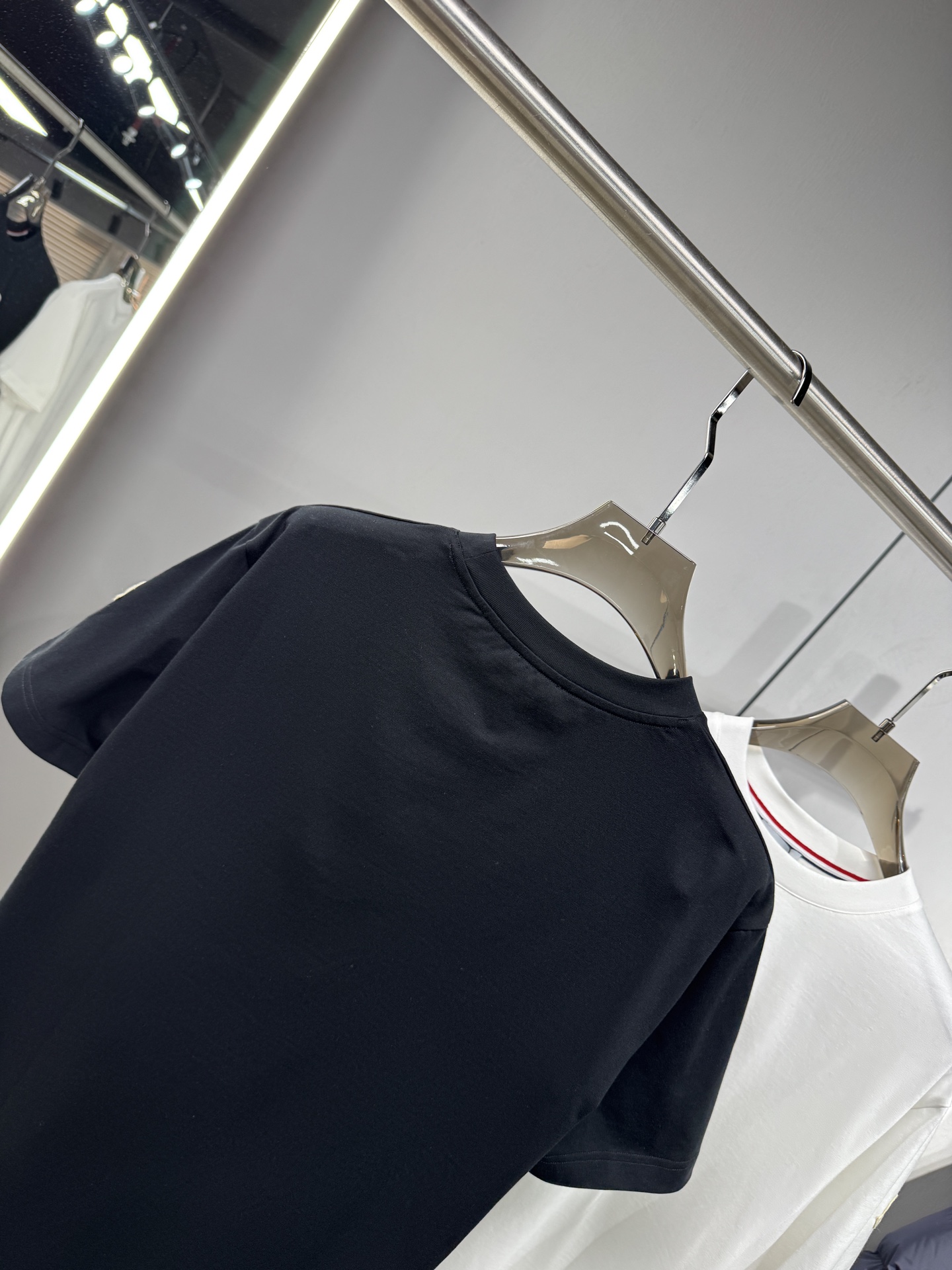 Moncler Basic Clothing Cotton Black S-m-l-xxl