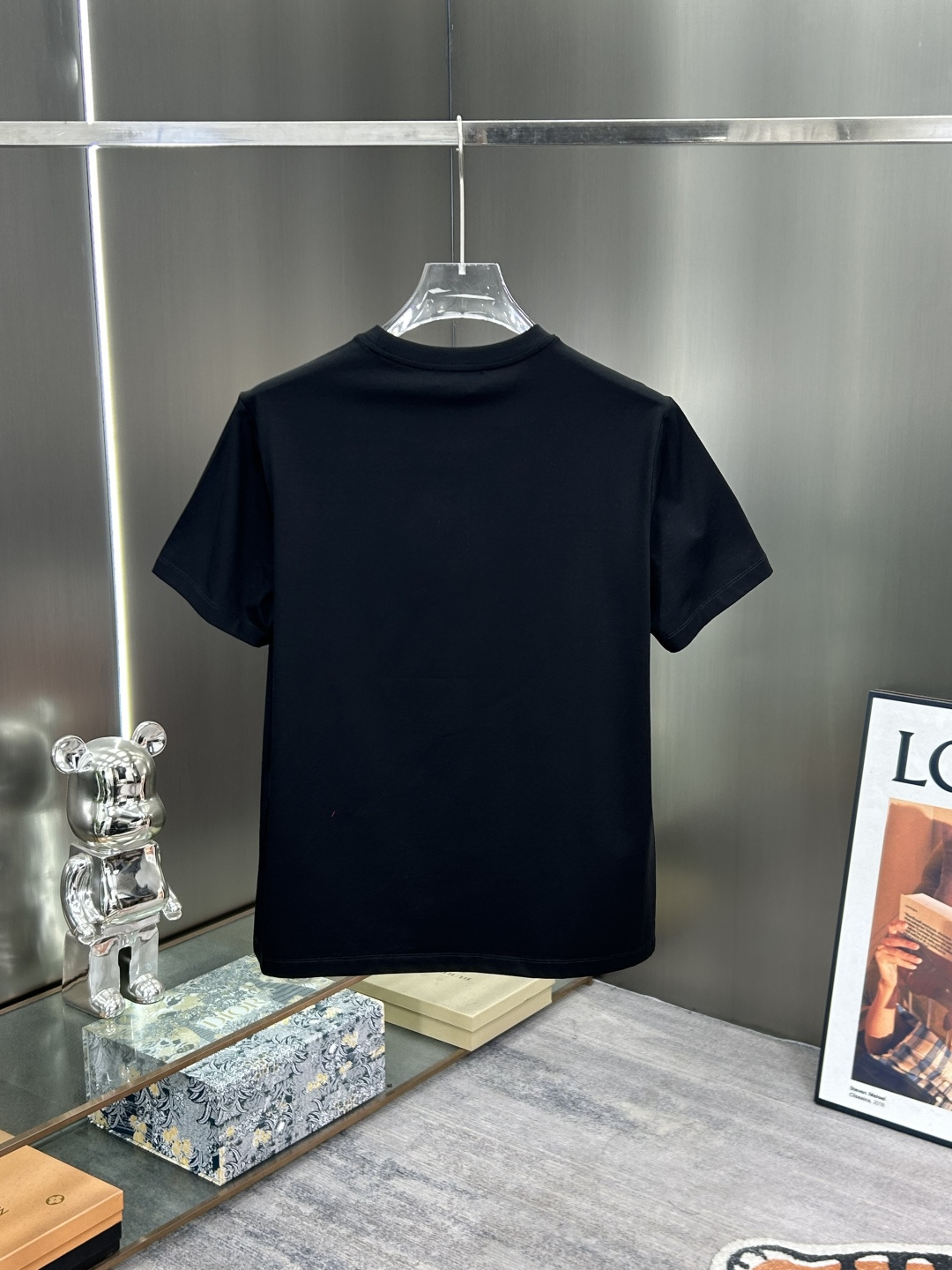 Versace Male Basic Clothing Cotton Black Printed S-xl