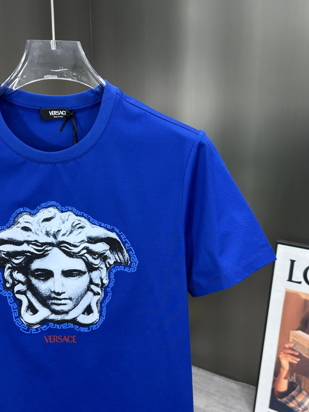 Versace Male Basic Clothing Cotton Black Printed S-xl