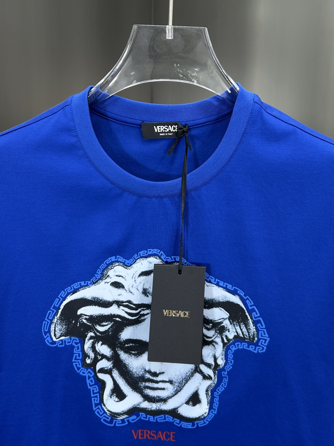 Versace Male Basic Clothing Cotton Black Printed S-xl