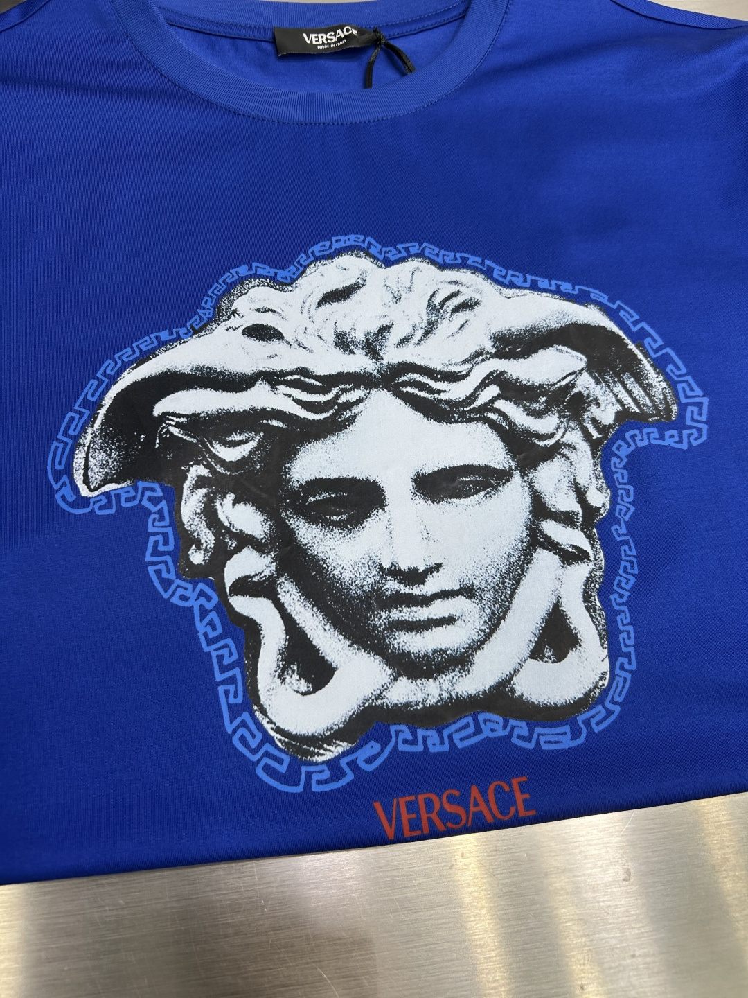 Versace Male Basic Clothing Cotton Black Printed S-xl