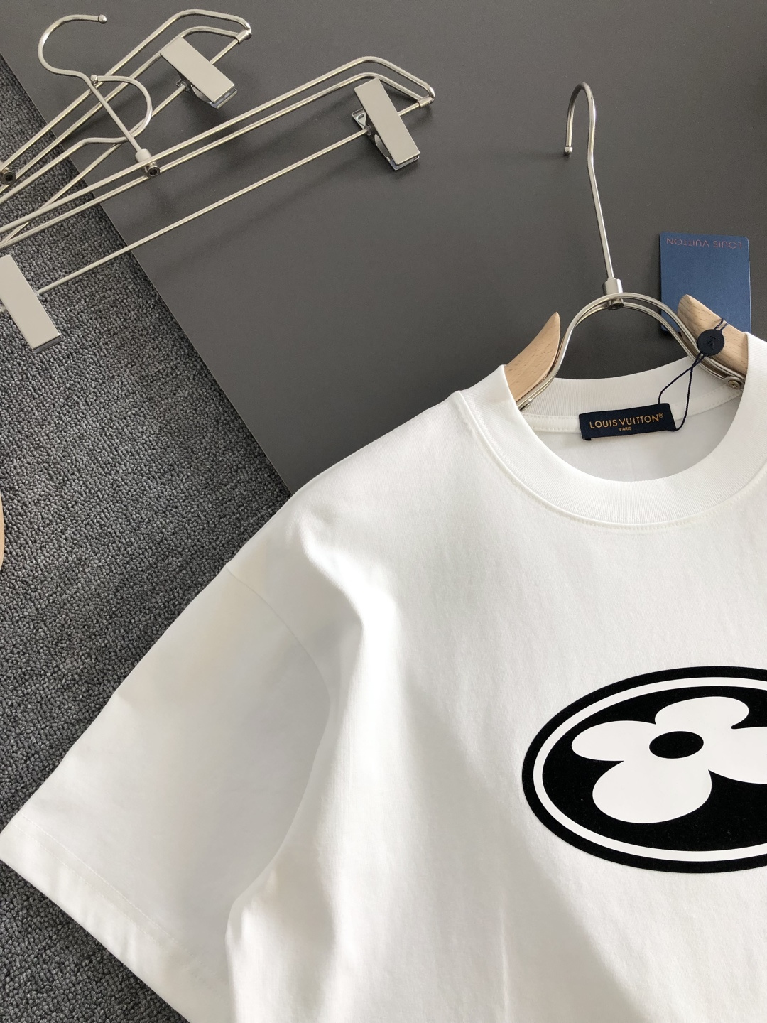 Louis Vuitton Couple Basic Clothing Cotton Loose Fit S-xxxl