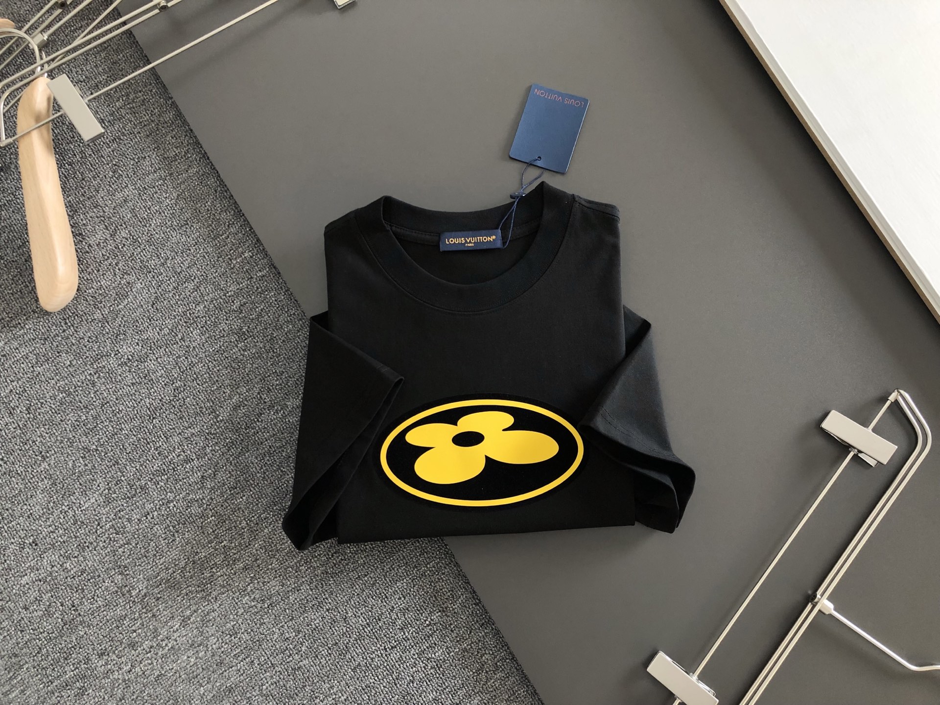 Louis Vuitton Couple Basic Clothing Cotton Loose Fit S-xxxl