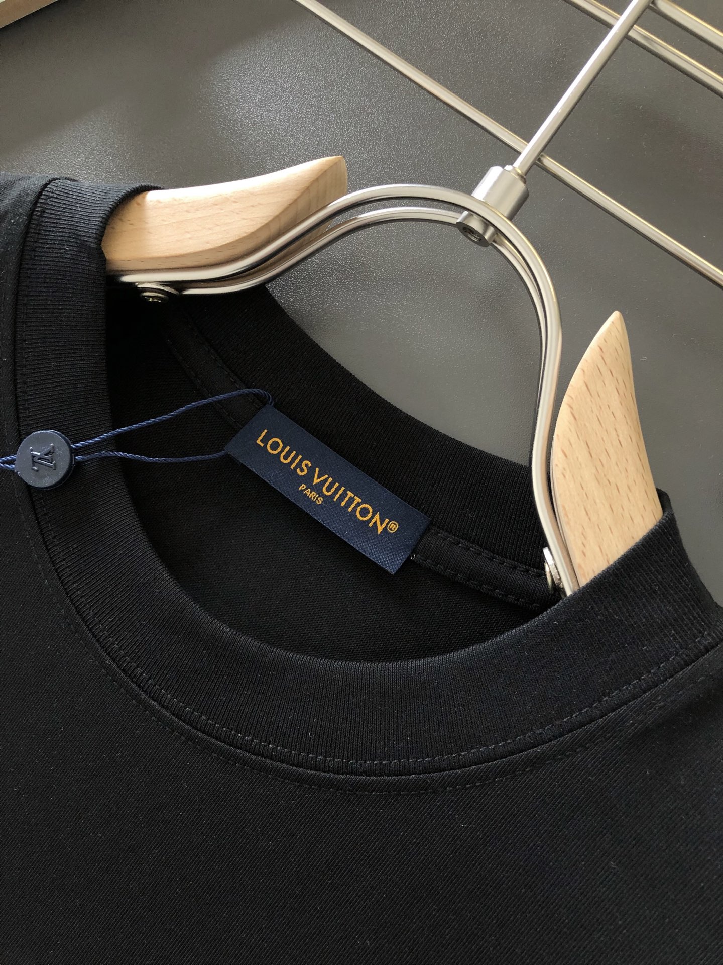 Louis Vuitton Couple Basic Clothing Cotton Loose Fit S-xxxl