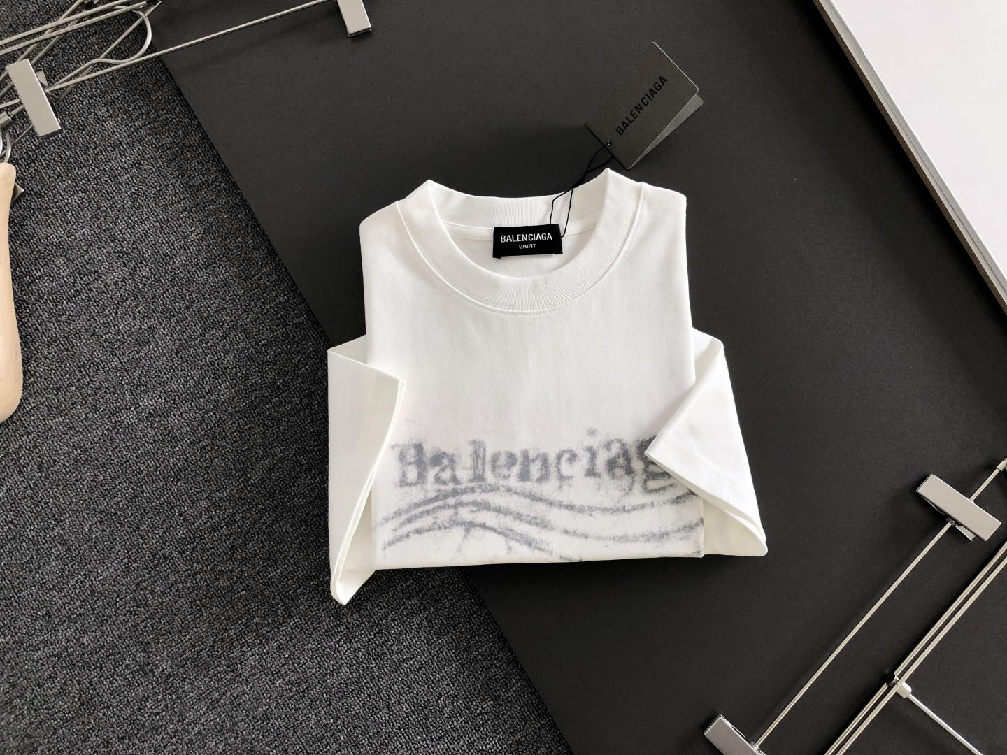 Balenciaga Couple Basic Clothing Cotton Printed S-m-l-xxl