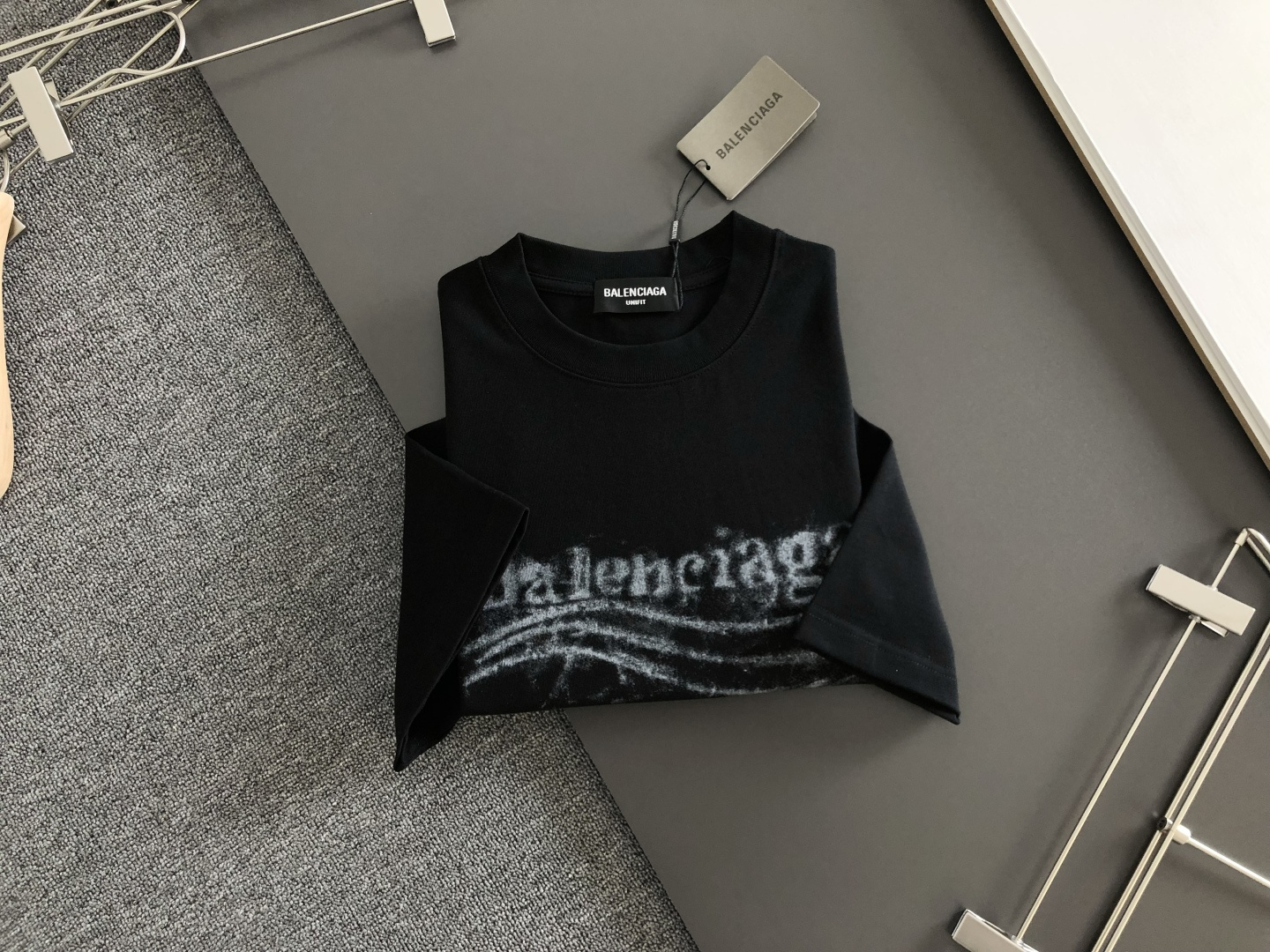 Balenciaga Couple Basic Clothing Cotton Printed S-m-l-xxl