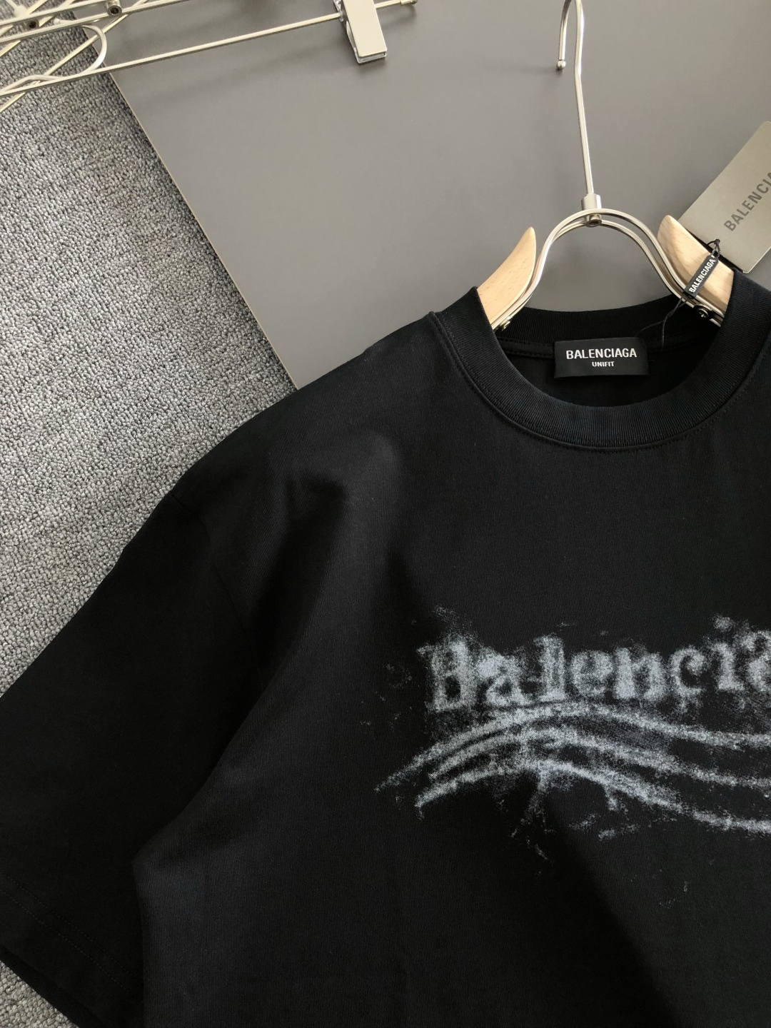 Balenciaga Couple Basic Clothing Cotton Printed S-m-l-xxl
