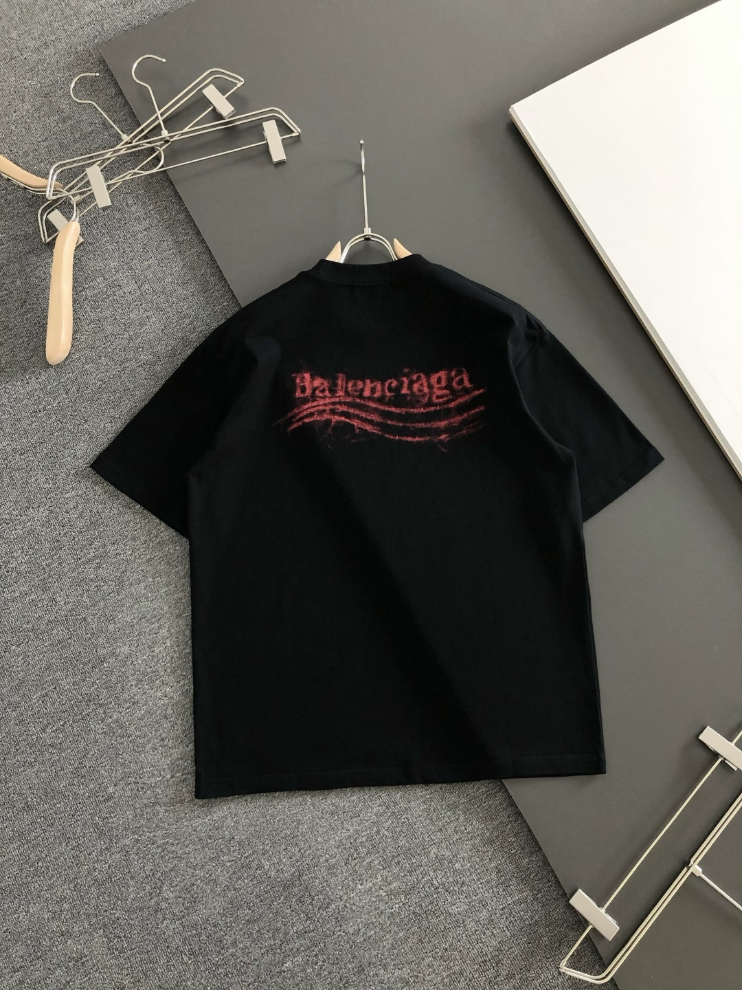 Balenciaga Couple Basic Clothing Cotton Printed S-m-l-xxl