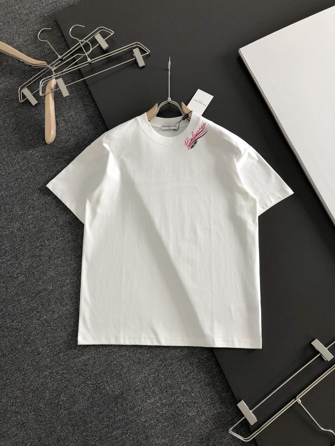 Balenciaga Couple Basic Clothing Cotton Loose Fit S-l-xxxl
