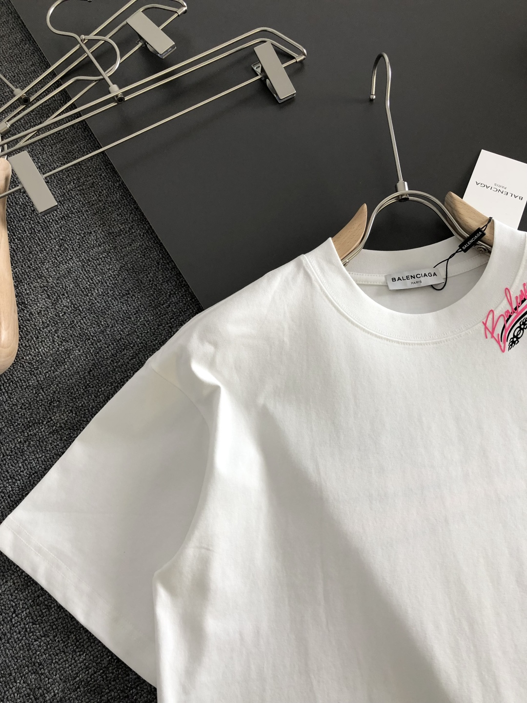 Balenciaga Couple Basic Clothing Cotton Loose Fit S-l-xxxl