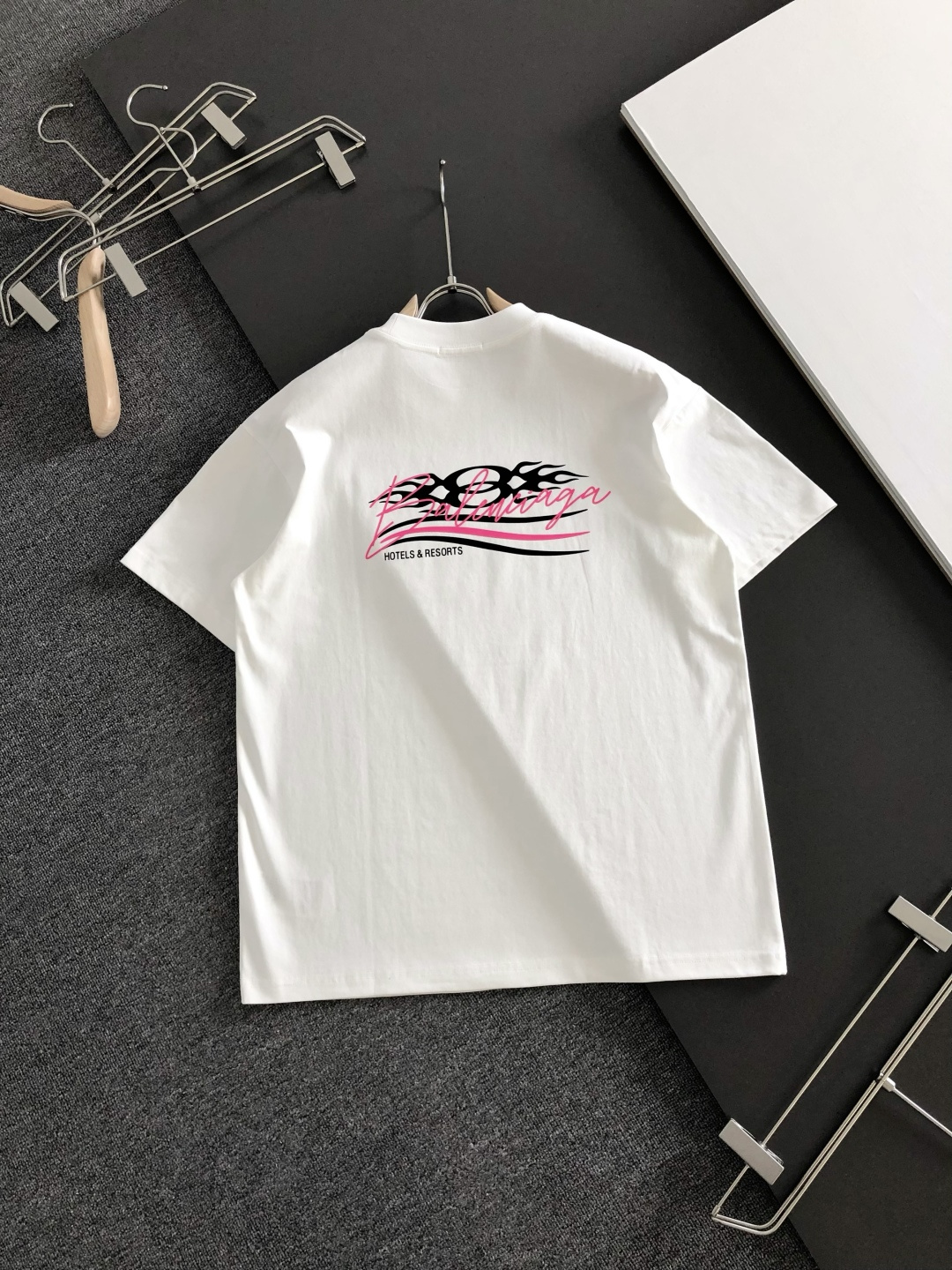 Balenciaga Couple Basic Clothing Cotton Loose Fit S-l-xxxl