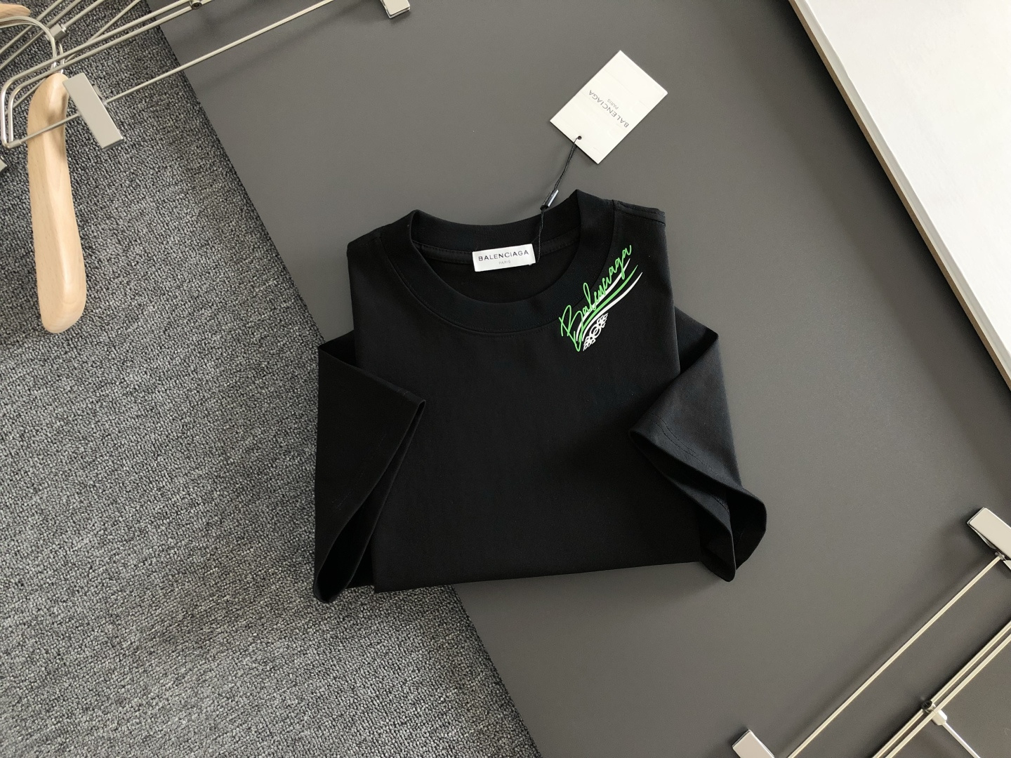 Balenciaga Couple Basic Clothing Cotton Loose Fit S-l-xxxl